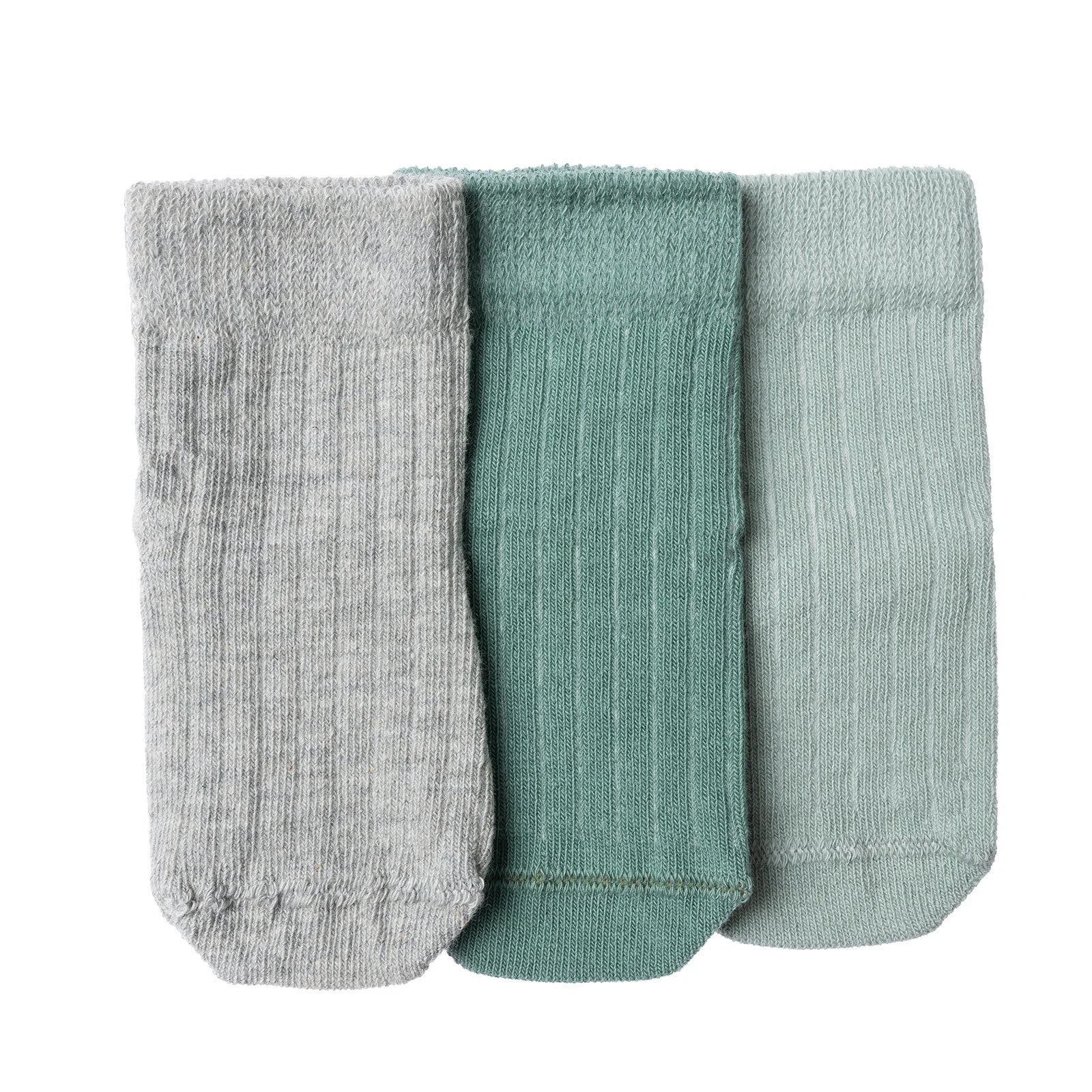 HelloBaby Baby Boy Non - Slip Baby Socks 3 Pcs - Grey - ebebek - Black Friday