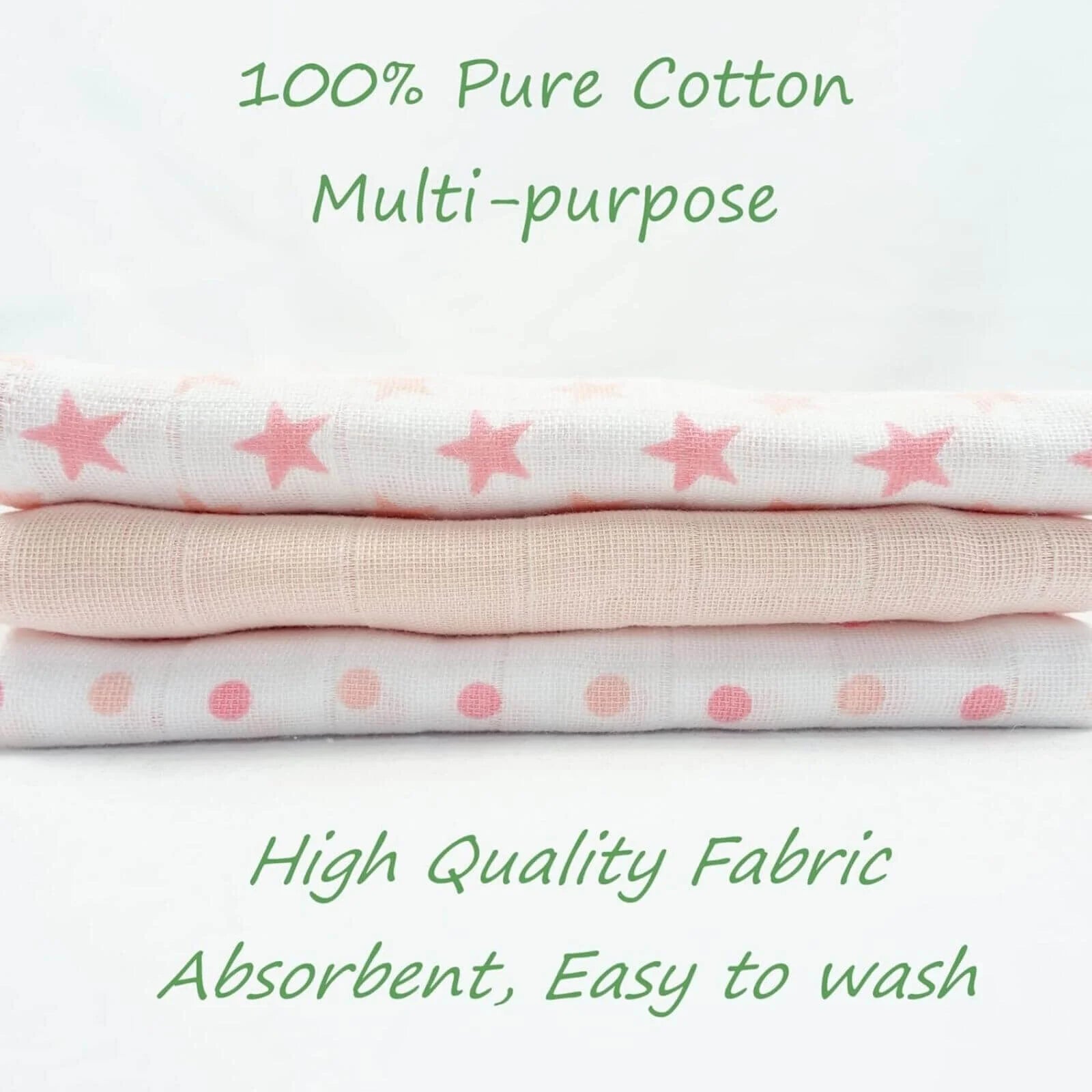 MuslinZ 6 Pack Muslin Squares 70x70cm - Pink - ebebek - Black Friday