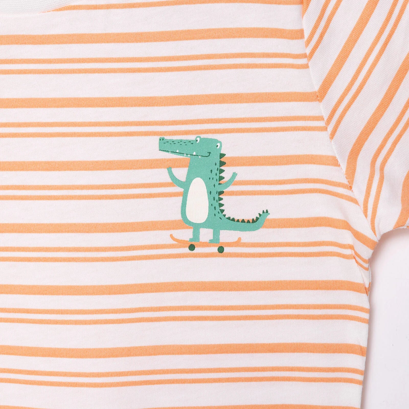 HelloBaby Crocodile Boy T-shirt - Ecru - ebebek - Black Friday
