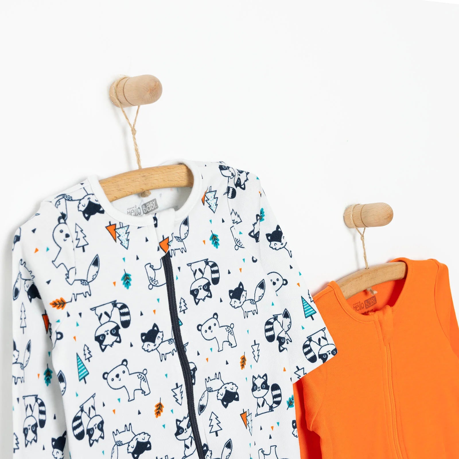 HelloBaby Baby Boy Footed Newborn Jumpsuit - Light Grey - ebebek - Black Friday