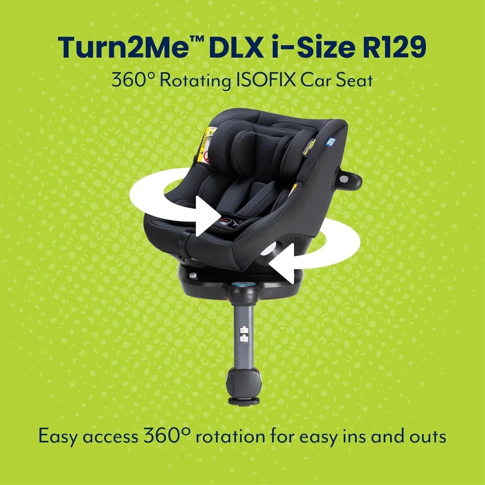 Graco Turn2Me DLX i - Size R129 Car Seat - Midnight - ebebek - Black Friday