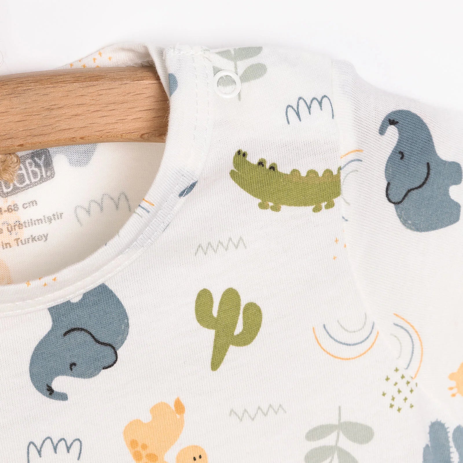 HelloBaby Newborn Boy Short Overalls - Ecru - ebebek - Black Friday