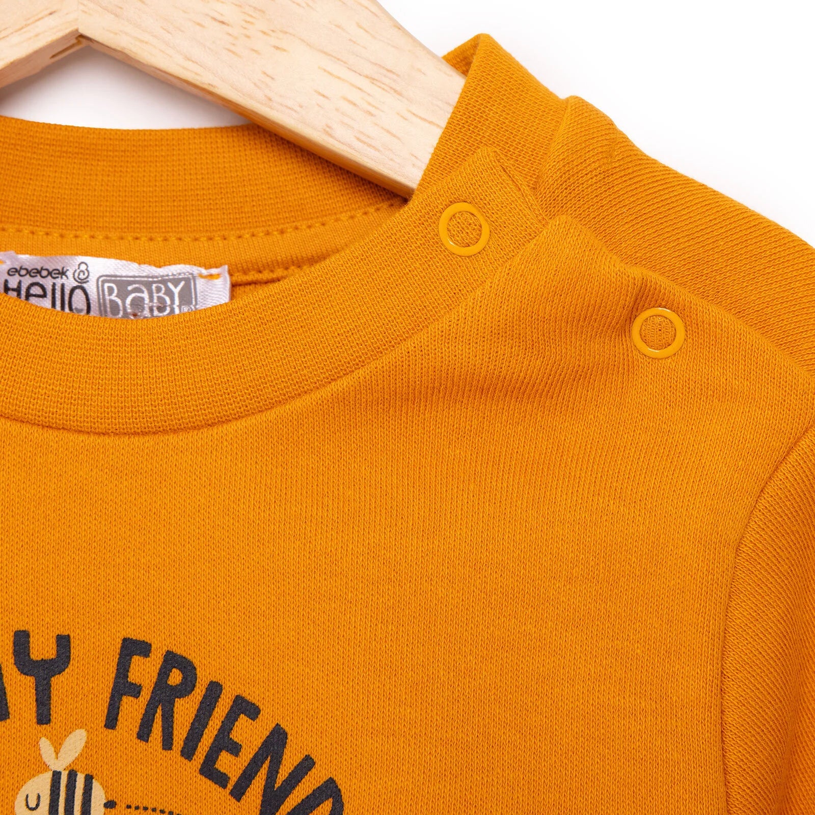 HelloBaby Basic Boy Bear Printed Jogging - Ginger - ebebek - Black Friday