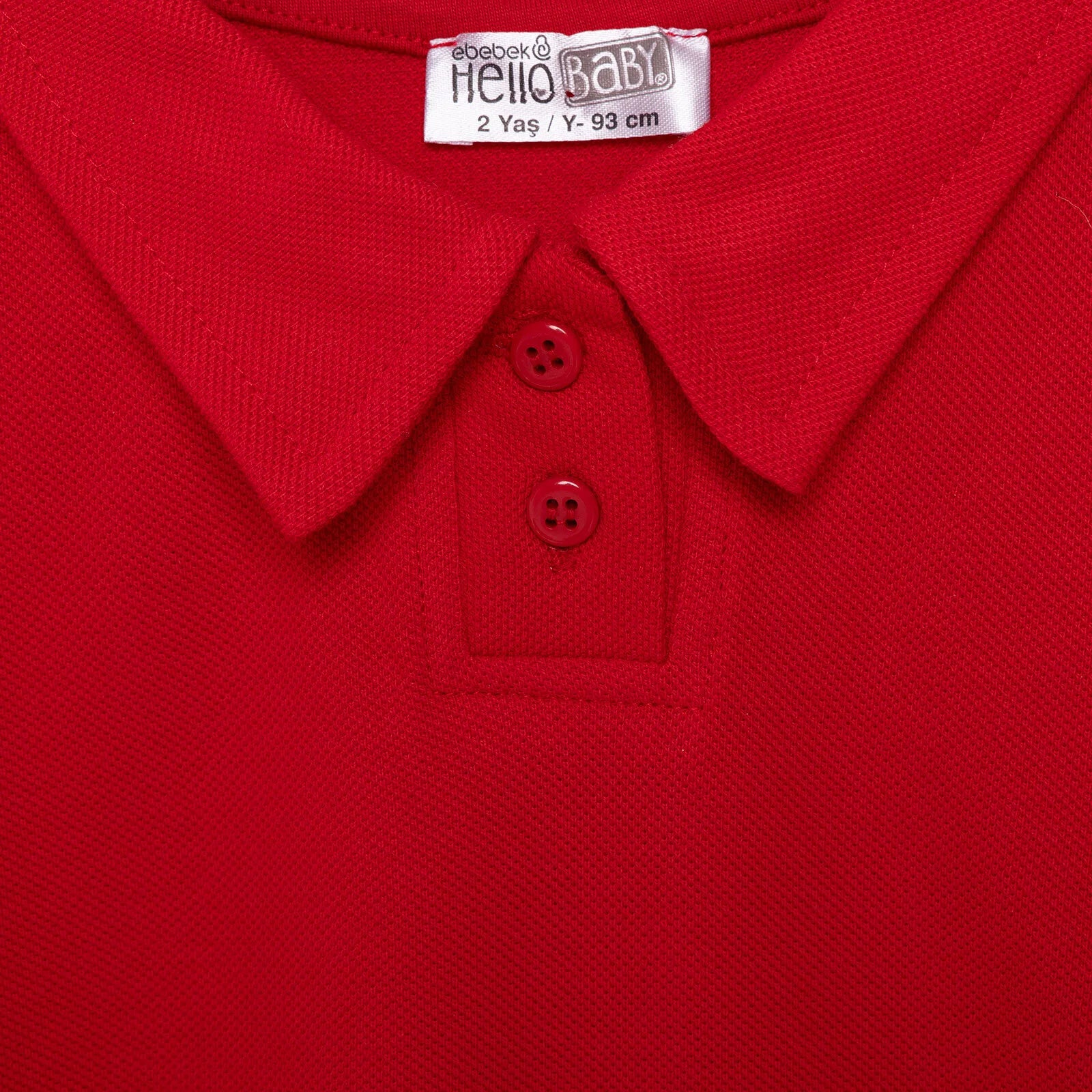 HelloBaby Celebration Unisex Long Sleeve Bodysuit - Red - ebebek - Black Friday