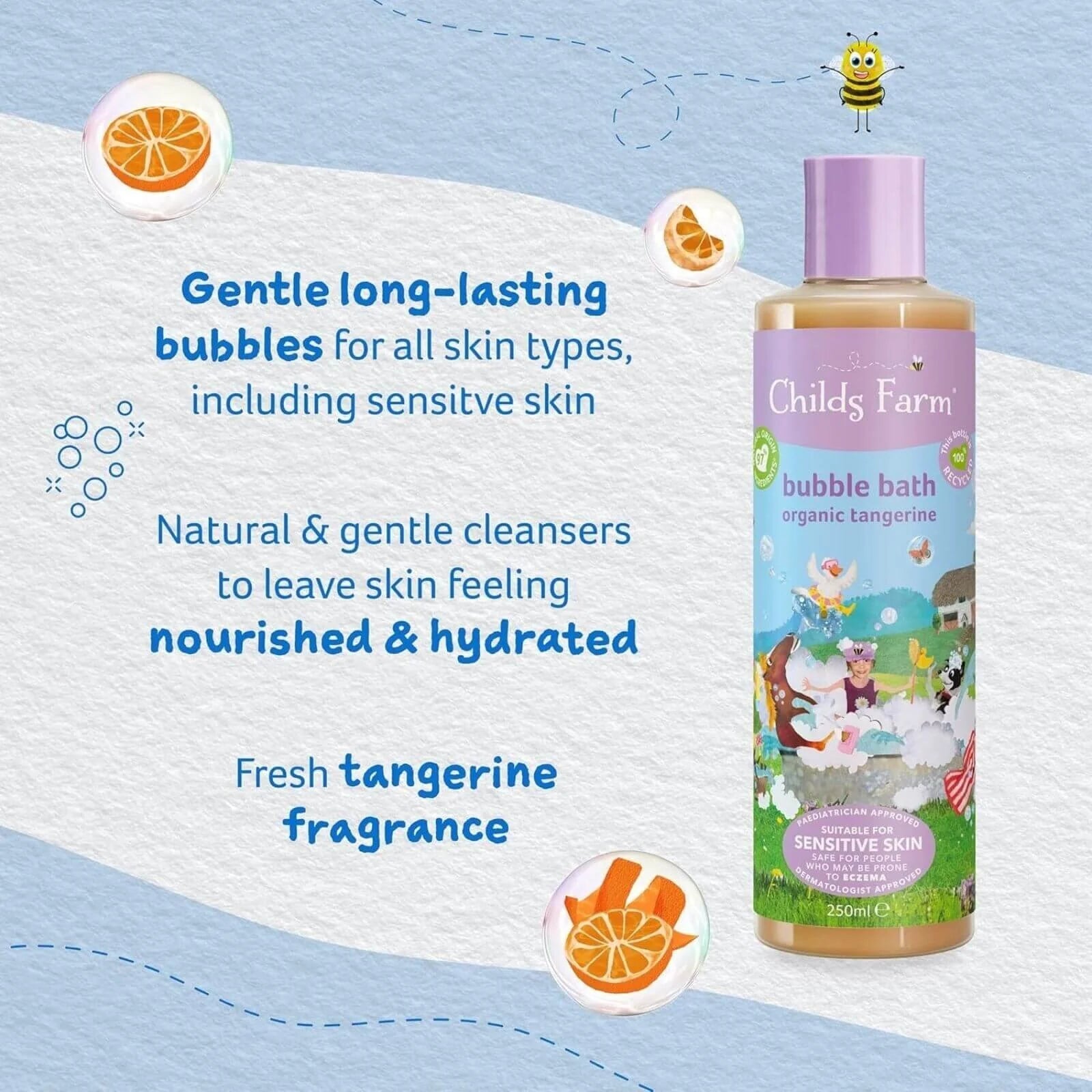 Childs Farm Bubble Bath Organic Tangerine 250ml - ebebek - Black Friday