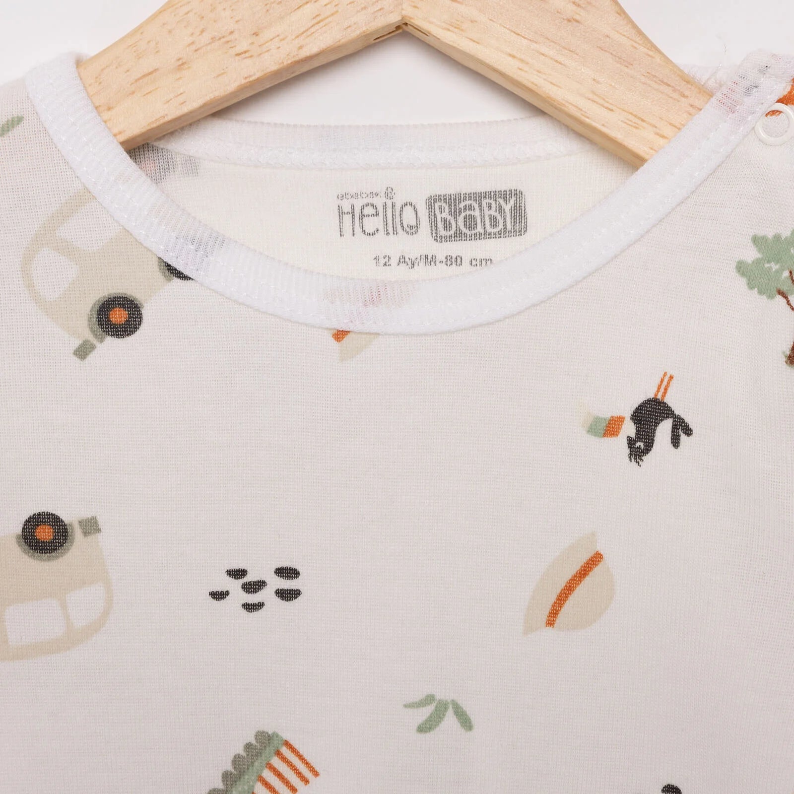 HelloBaby Baby Boy Long Sleeve Body 2 pcs - Beige - ebebek - Black Friday