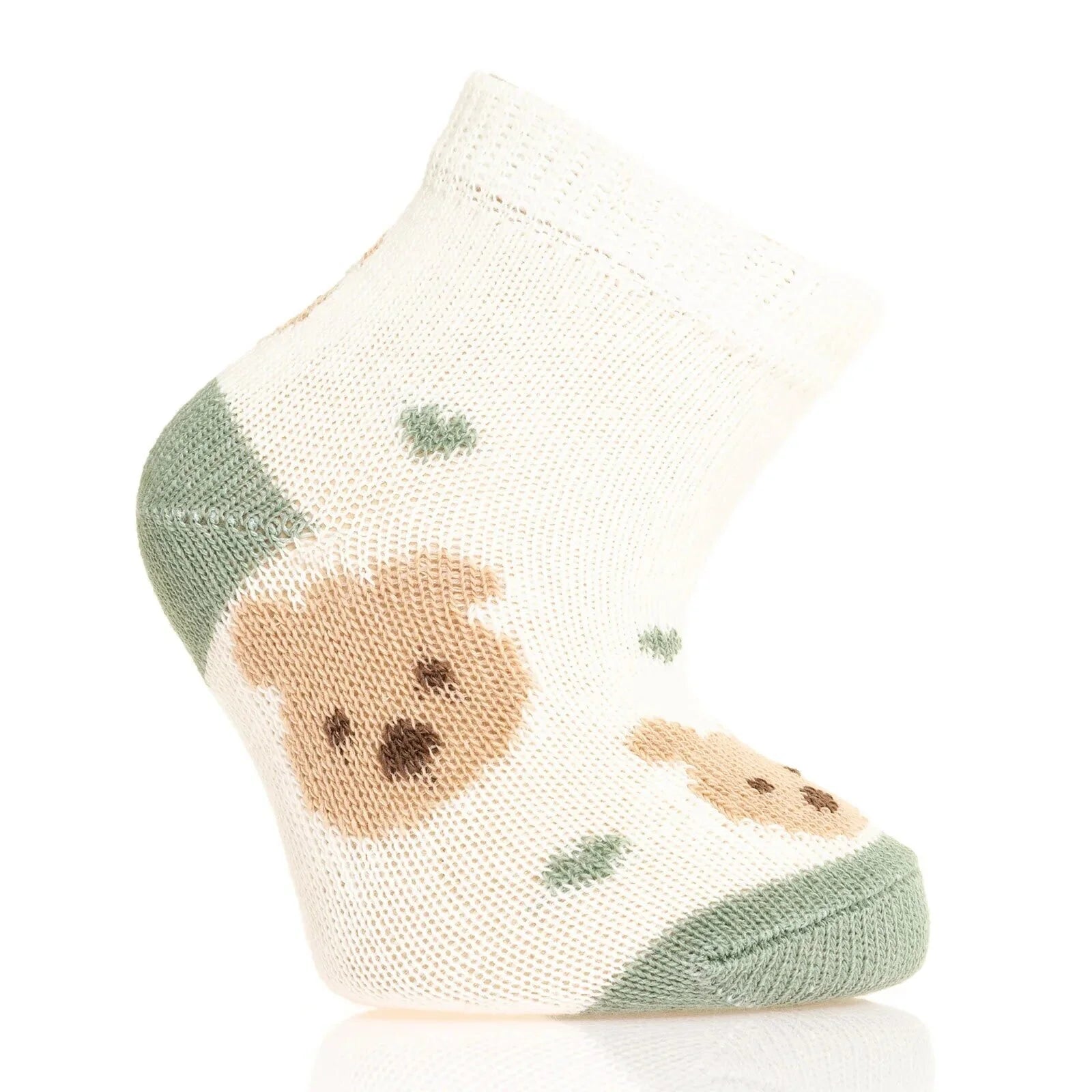 HelloBaby Grip Socks 3 Pcs - Green - ebebek - Black Friday
