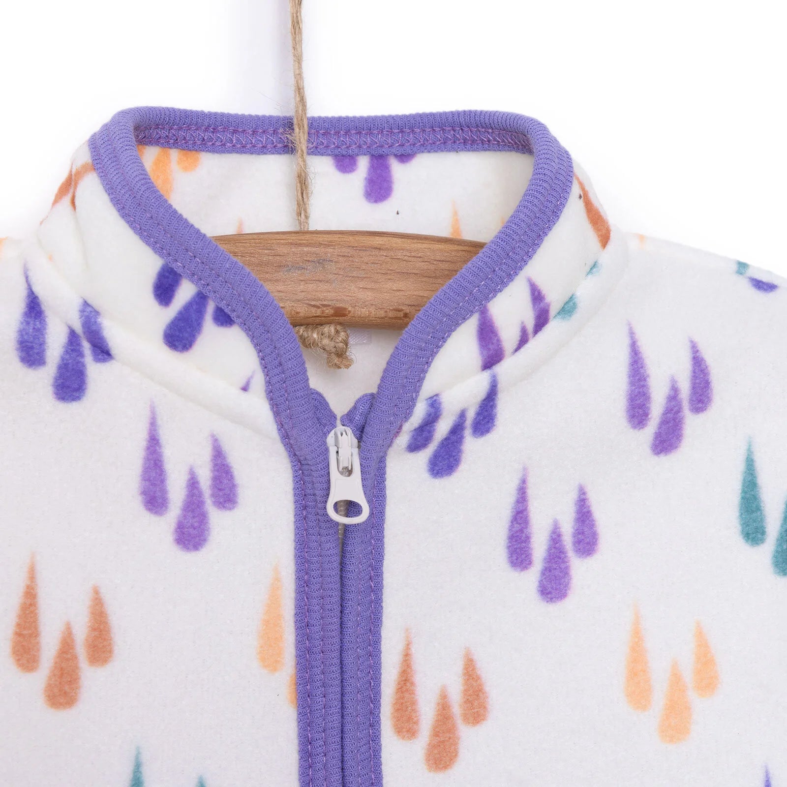 HelloBaby Basic Repeat Printed Fleece Cardigan - Printed - ebebek - Black Friday