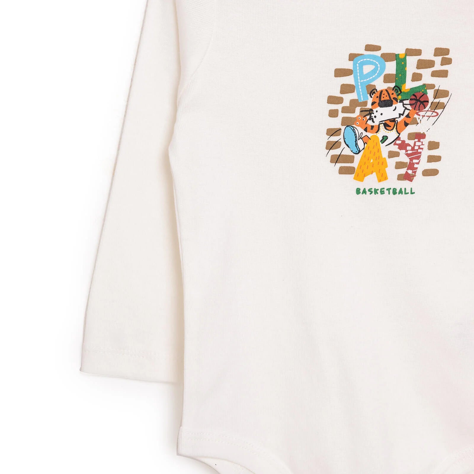 HelloBaby Baby Boy Long Sleeve Bodysuit - Beige - ebebek - Black Friday