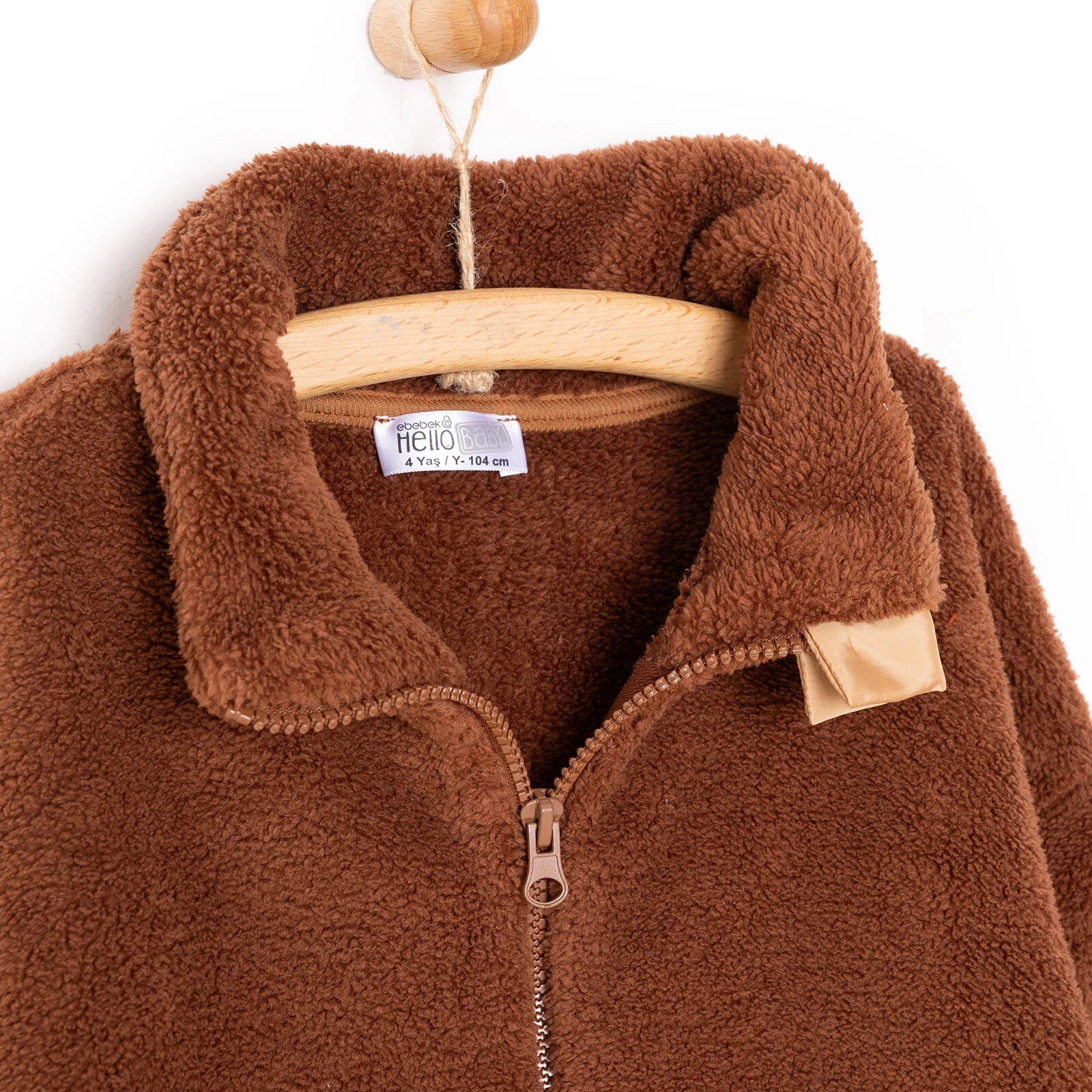 HelloBaby Forest Camp Boy Welsoft Jacket - Brown - ebebek - Black Friday