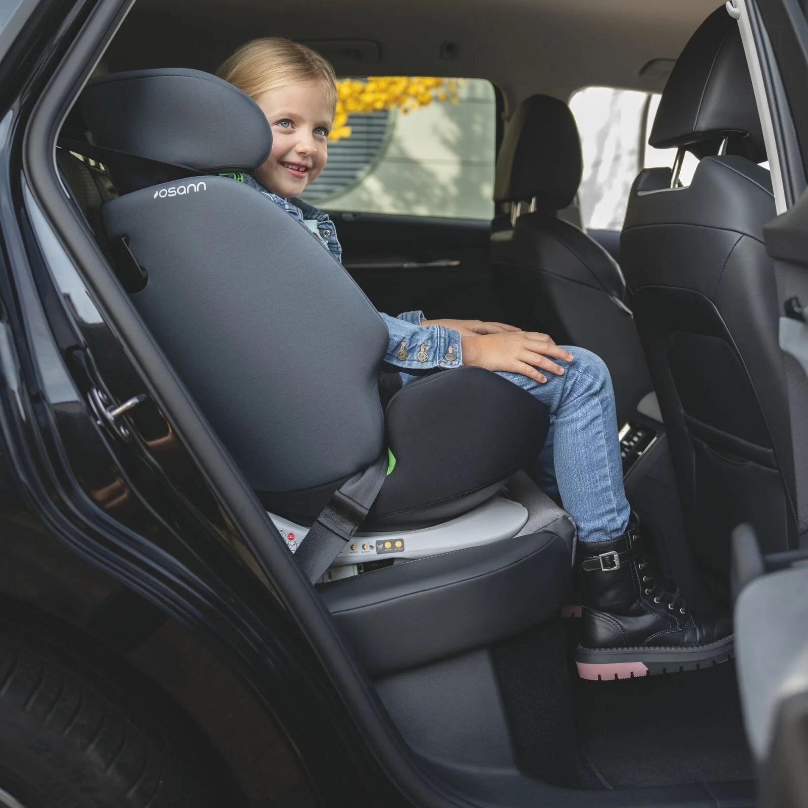 Osann Four360 0+/1/2/3 S ISOFIX Car Seat - Black Grey - ebebek - Black Friday