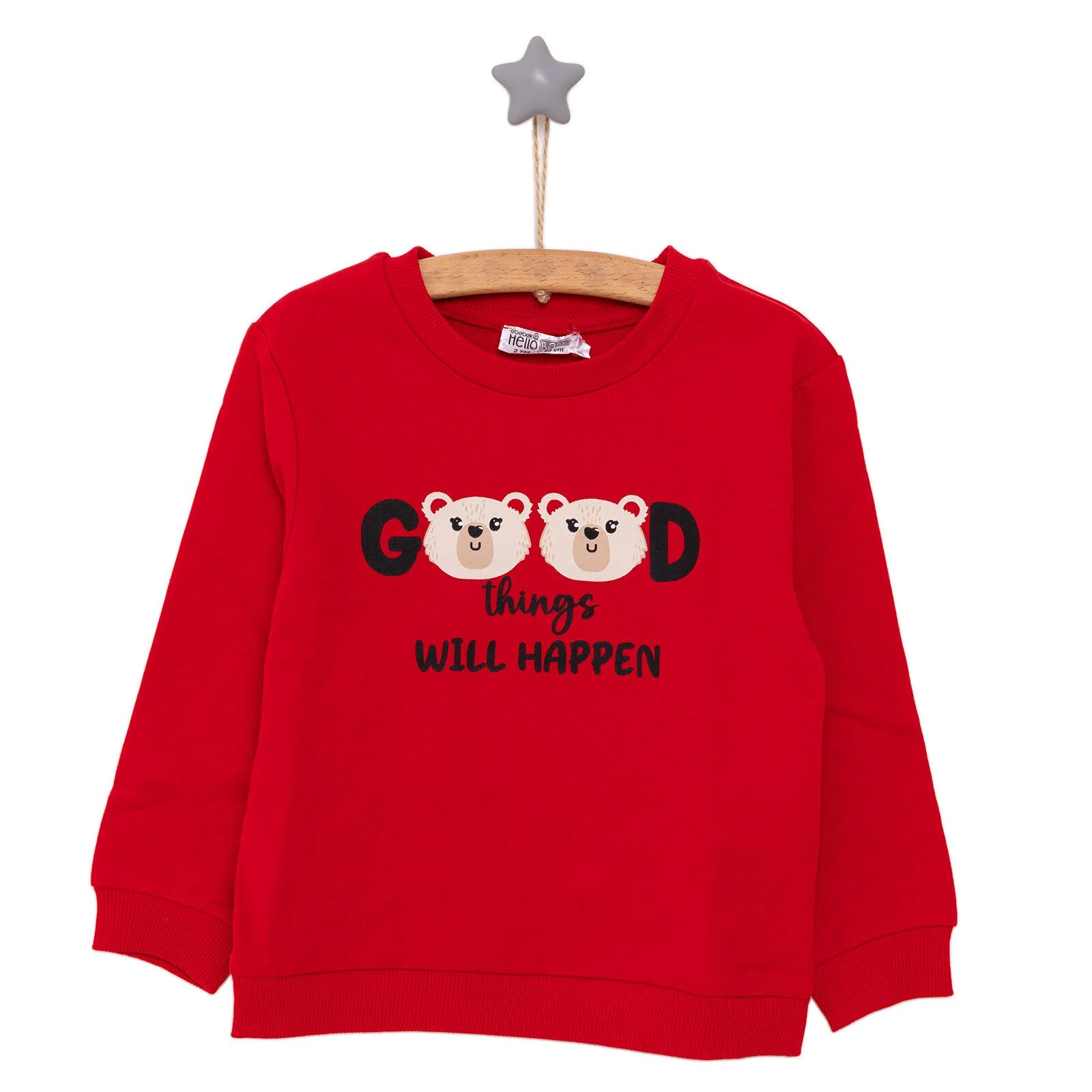 HelloBaby Basic Sweatshirt - Red - ebebek - Black Friday