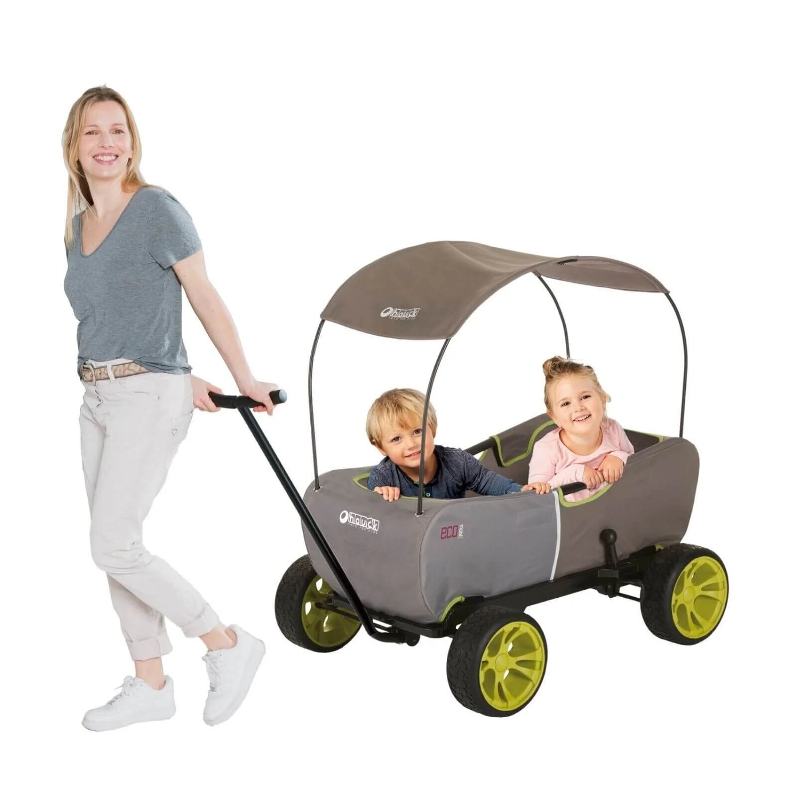 Hauck Eco Mobil Wagon - Green - ebebek - Black Friday