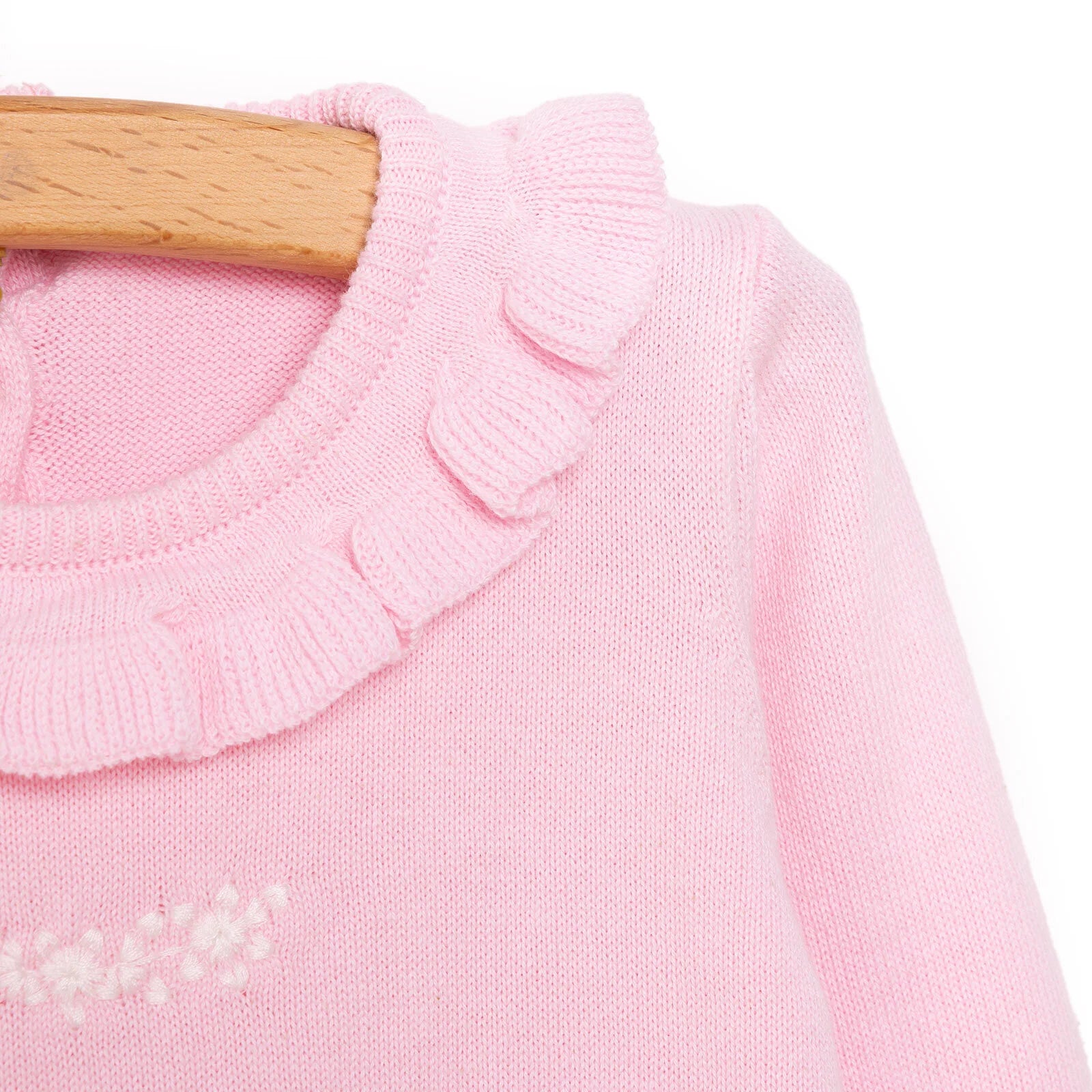 HelloBaby Newborn Girl Knit Jumpsuit - Pink - ebebek - Black Friday