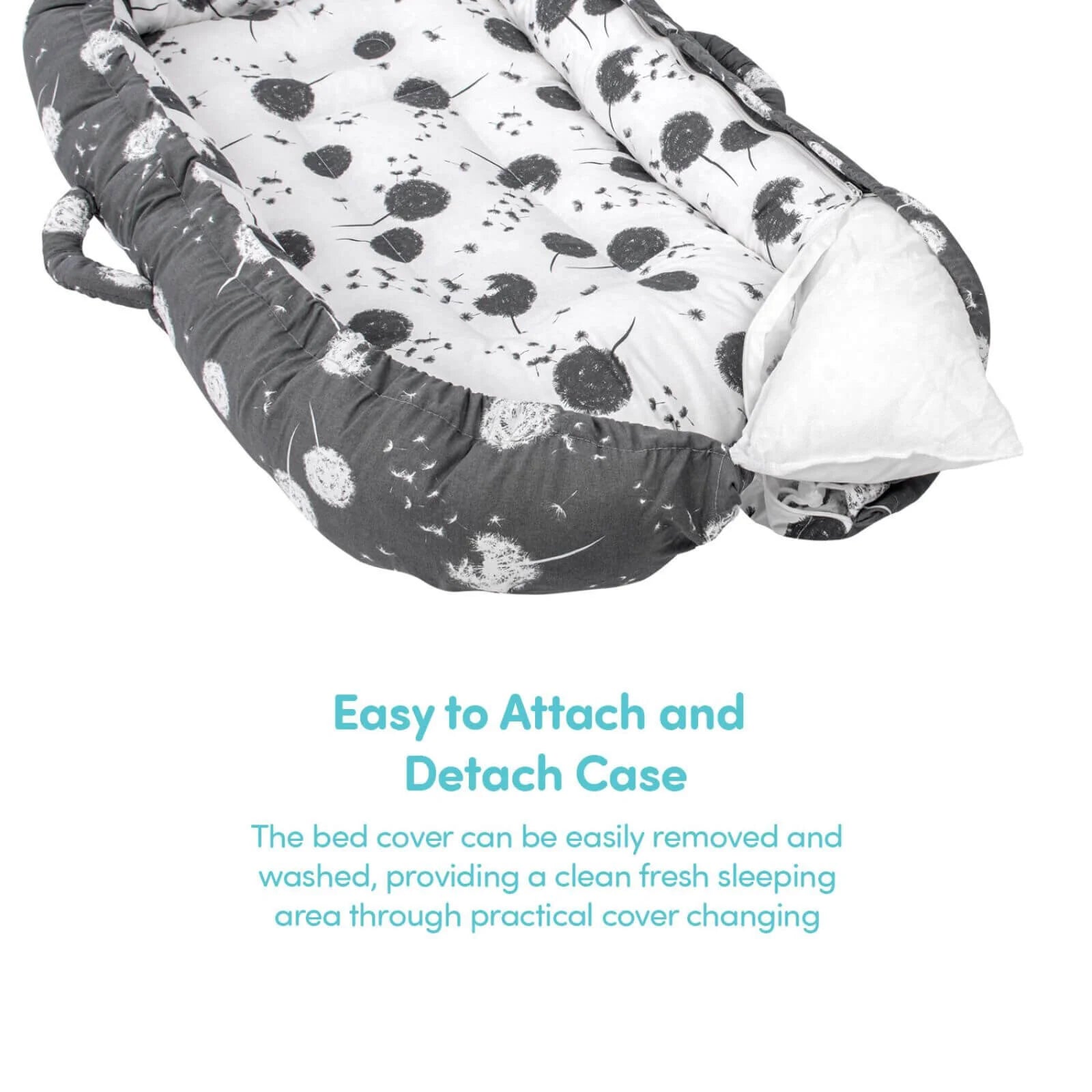 baby plus Mother Side Baby Reflux Bed Dandelion - ebebek - Black Friday