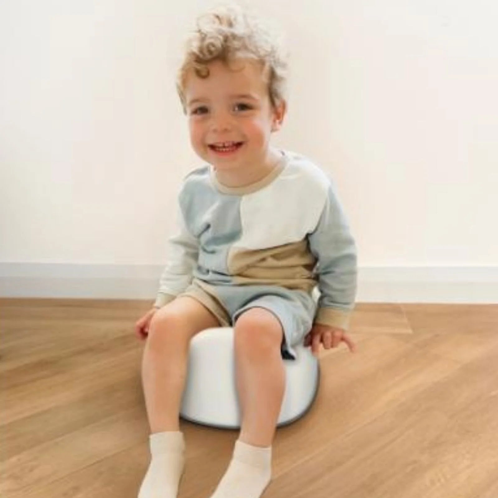 Deambaby First Stage Toddler Potty with Grey Trim - White - ebebek - Black Friday