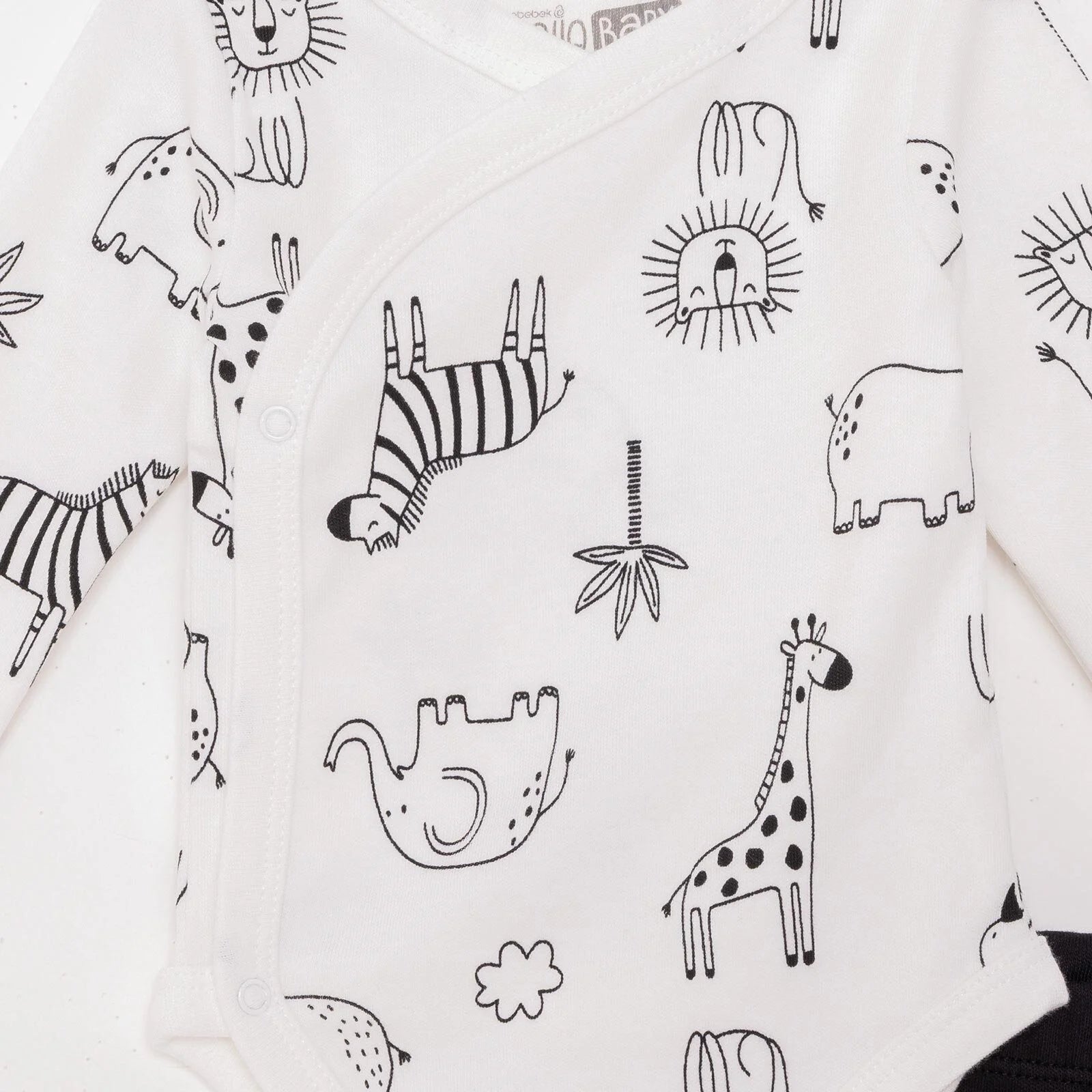 HelloBaby Newborn Body Footed Bottom - Ecru - ebebek - Black Friday