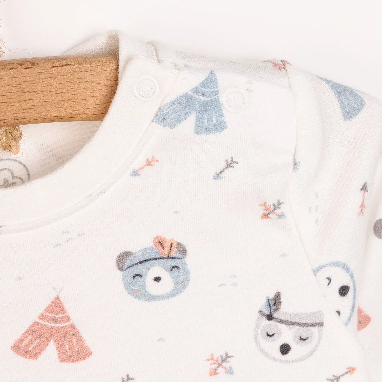 Pambuliq Baby Boy Long Sleeve Pyjamas Set - Grey - ebebek - Black Friday