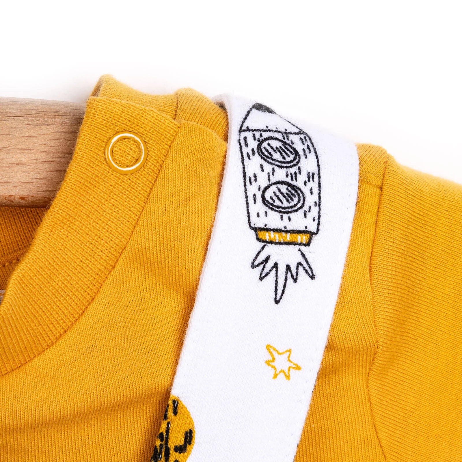 HelloBaby Basic Boy Overall Short - Mustard - ebebek - Black Friday