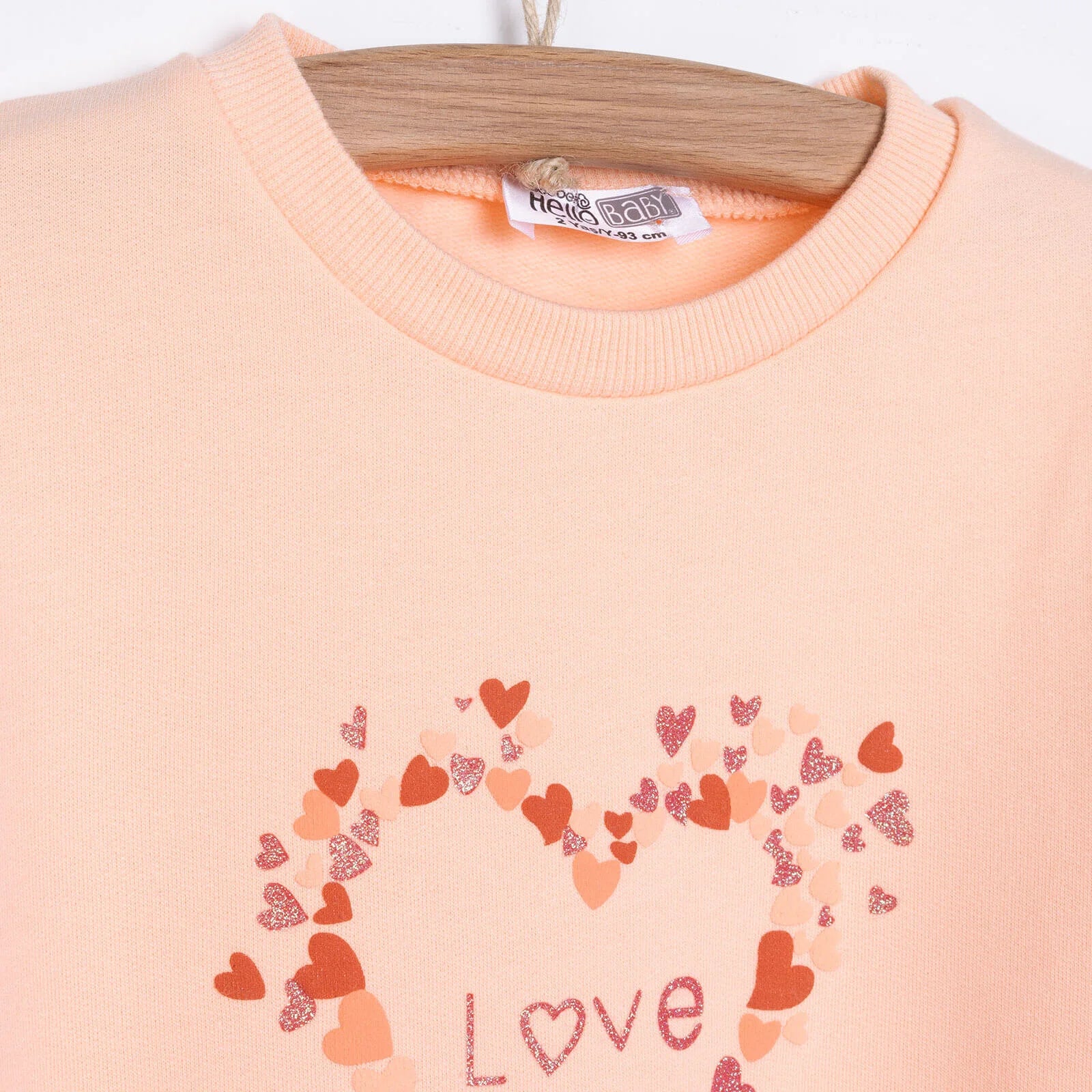 HelloBaby Sweatshirt Footless Bottom - Salmon - ebebek - Black Friday