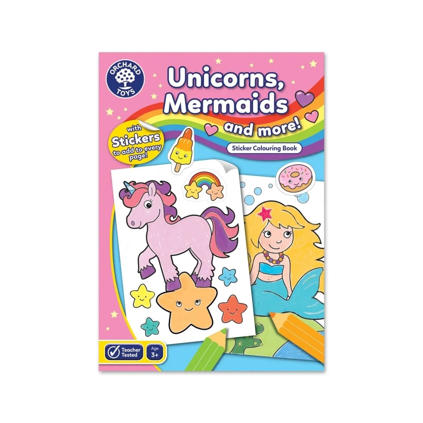 Orchard Toys Unicorns Mermaids & More Colouring Book - ebebek - Black Friday