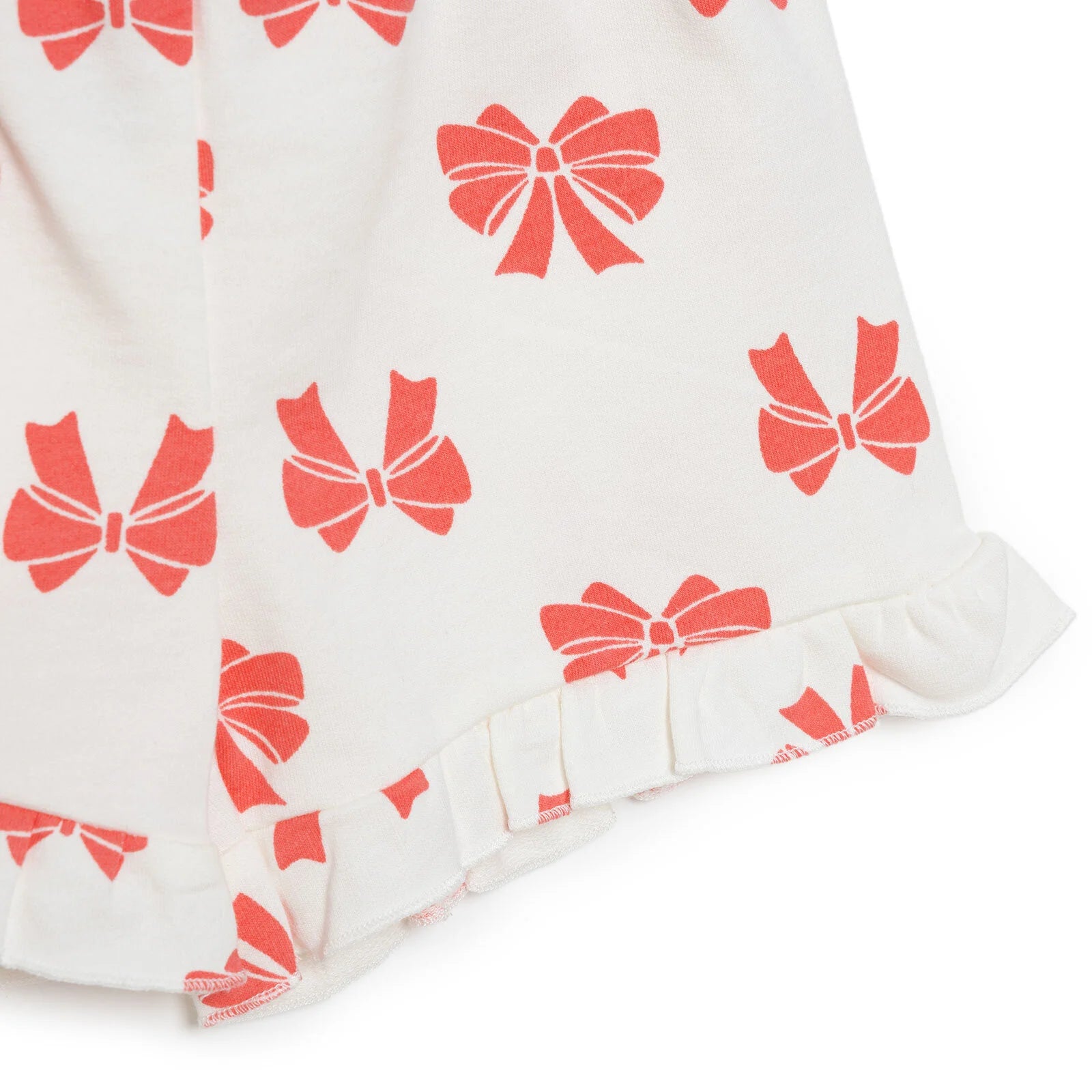 HelloBaby Basic Girl Bow Printed Athlete - Ecru - ebebek - Black Friday