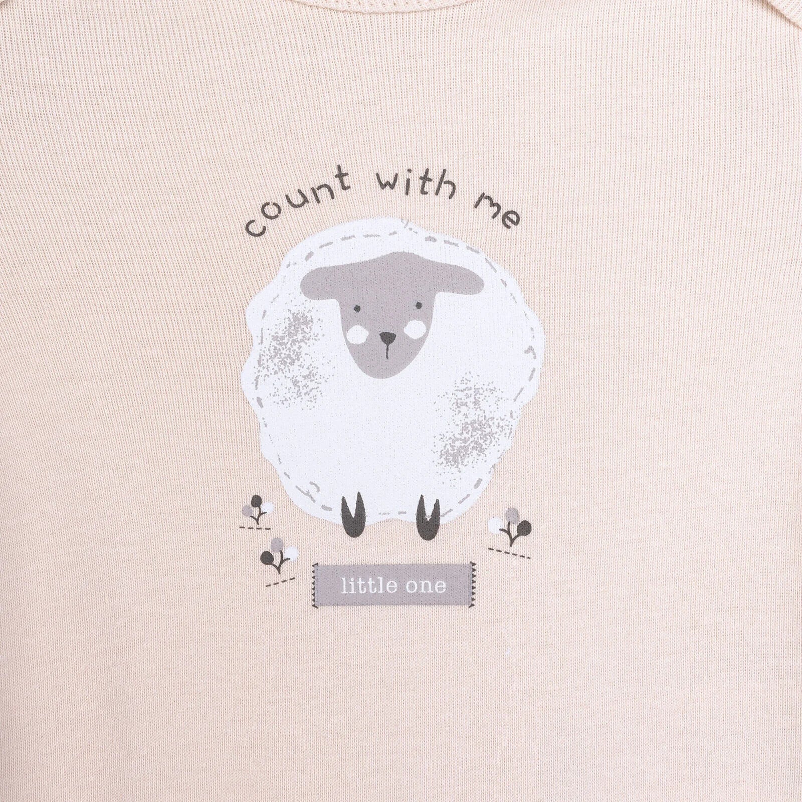 HelloBaby Baby Girl Long Sleeve Bodysuit 2 pcs - Beige - ebebek - Black Friday