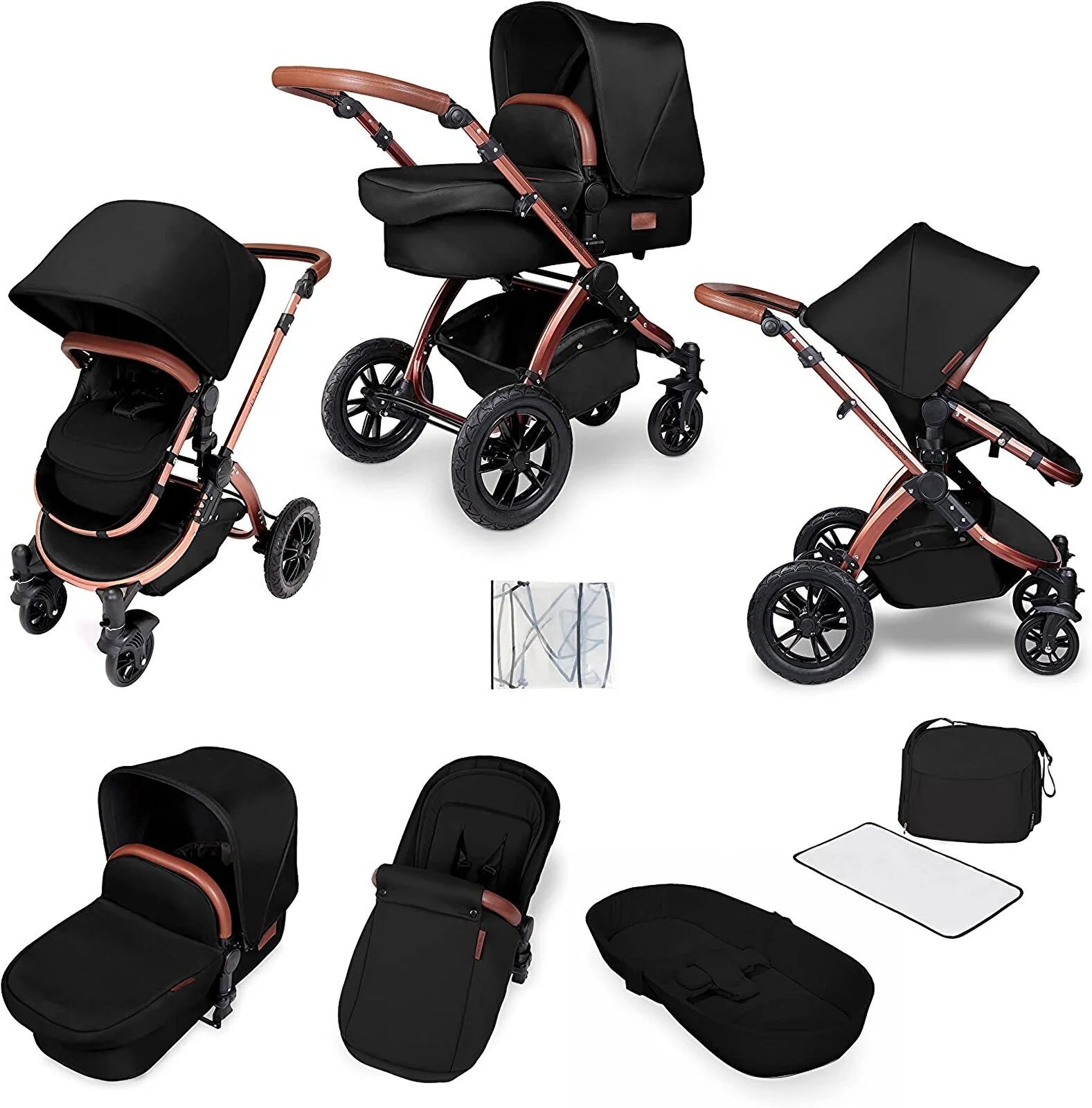Ickle Bubba Stomp V4 2 In 1 Carrycot & Pushchair - Nude - ebebek - Black Friday