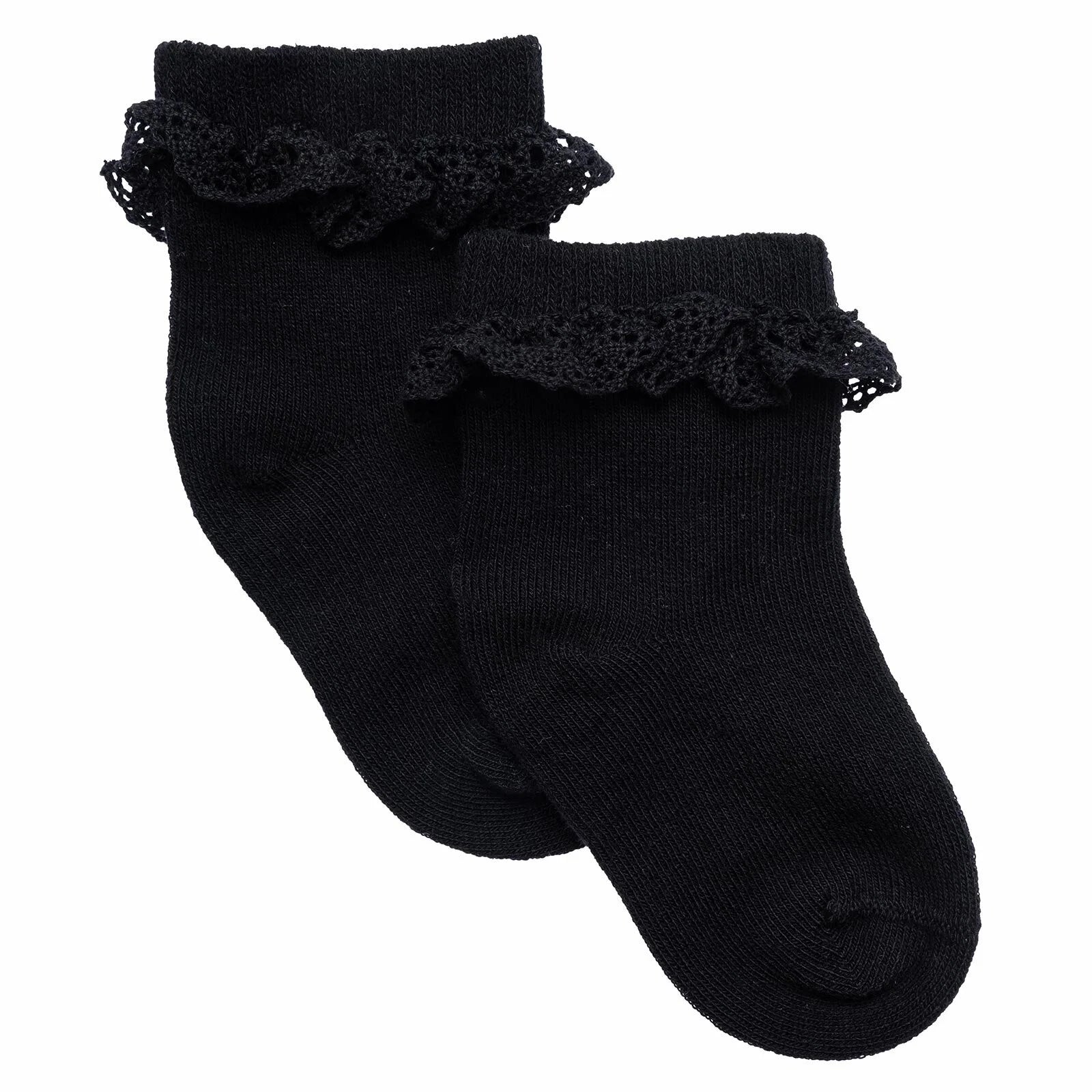 HelloBaby Girl Socks with Lace - Black - ebebek - Black Friday