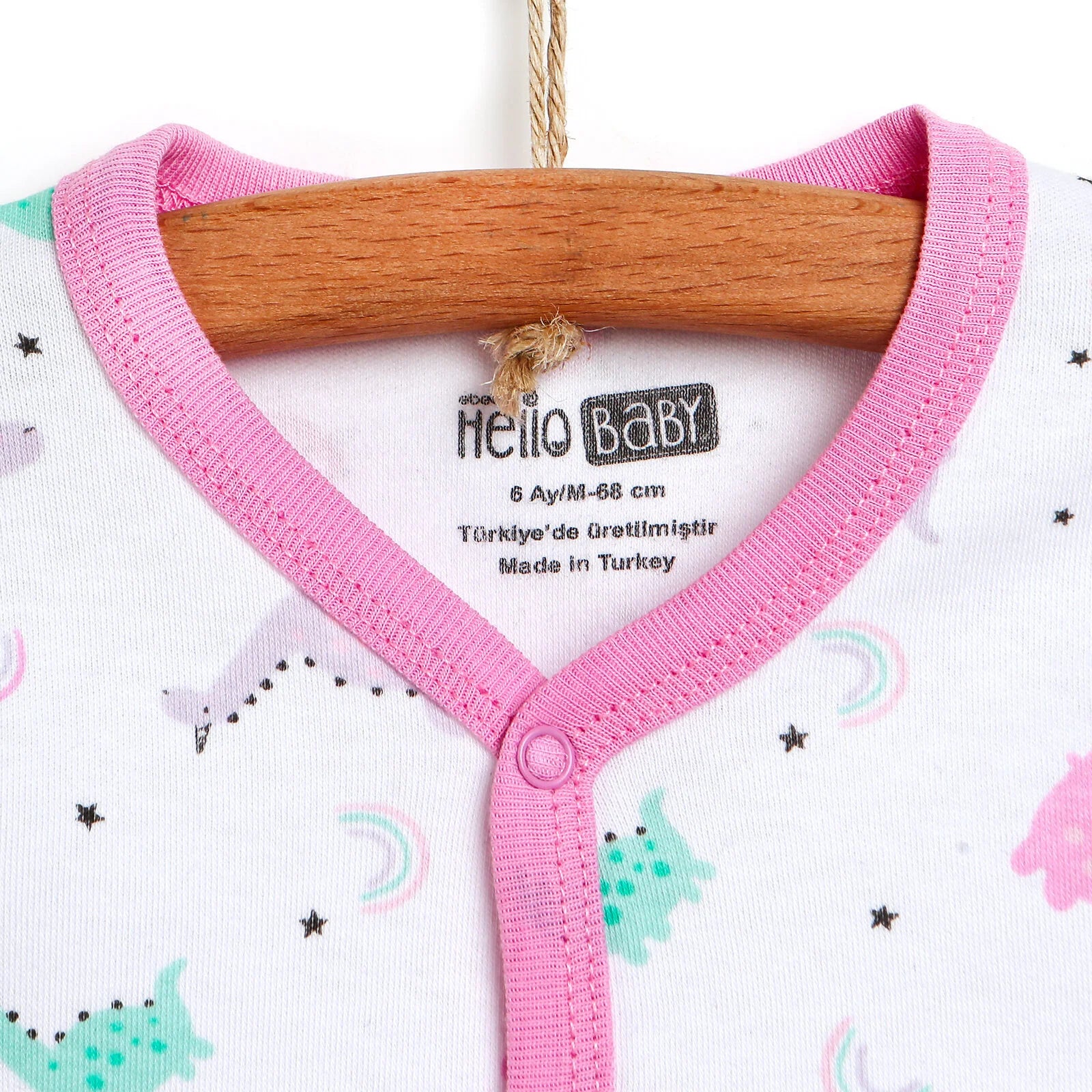 HelloBaby Basic Baby Girl Pyjamas Set - White - ebebek - Black Friday