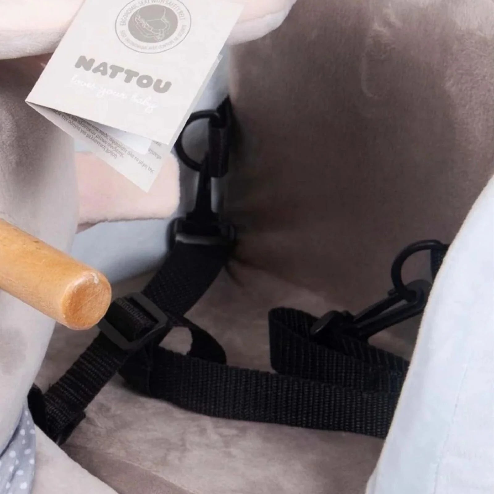 Nattou Tembo Cotton Elephant Rocker - ebebek - Black Friday