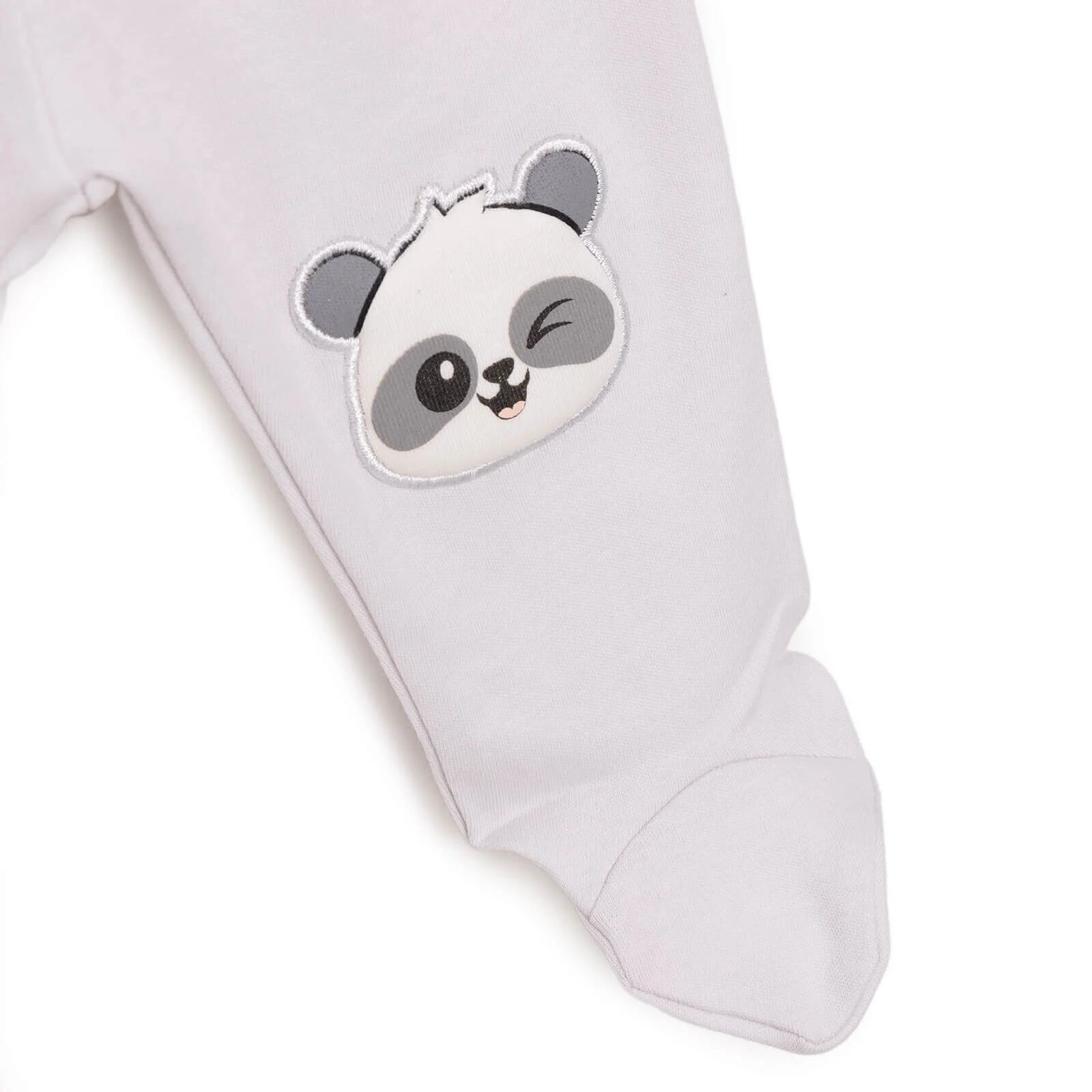 HelloBaby Newborn Baby Boy Joggers with Feet - Light Grey - ebebek - Black Friday