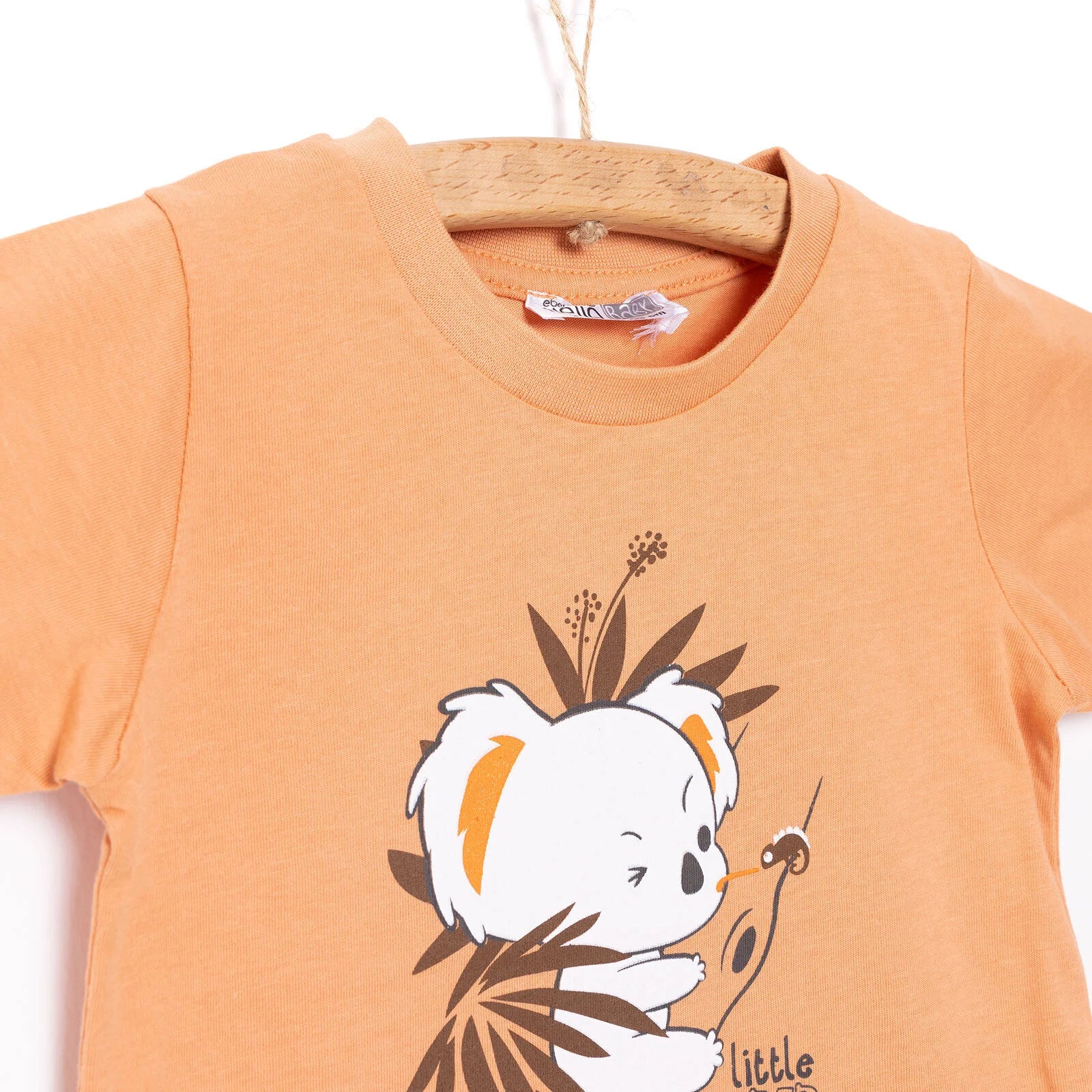 HelloBaby Basic Koala Printed Tshirt - Brown - ebebek - Black Friday