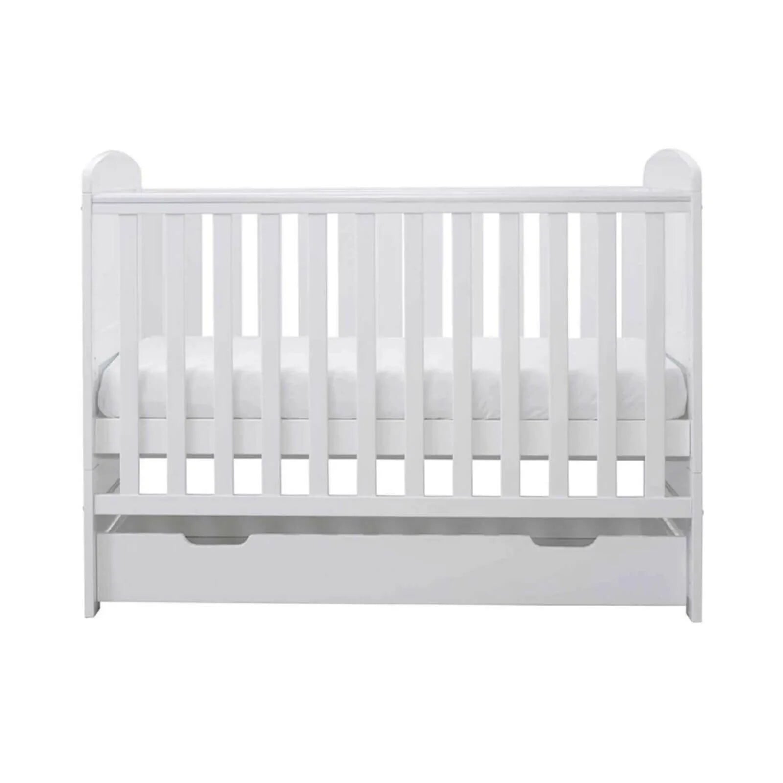 Ickle Bubba Coleby Mini Cot Bed & Under Drawer White - Fibre Mattress - ebebek - Black Friday
