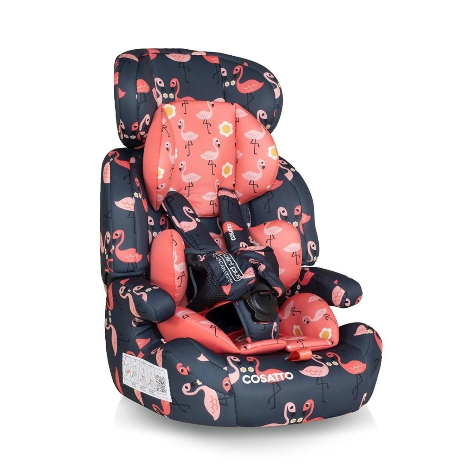 Cosatto Zoomi Group 1/2/3 Car Seat - Pretty Flamingo - ebebek - Black Friday