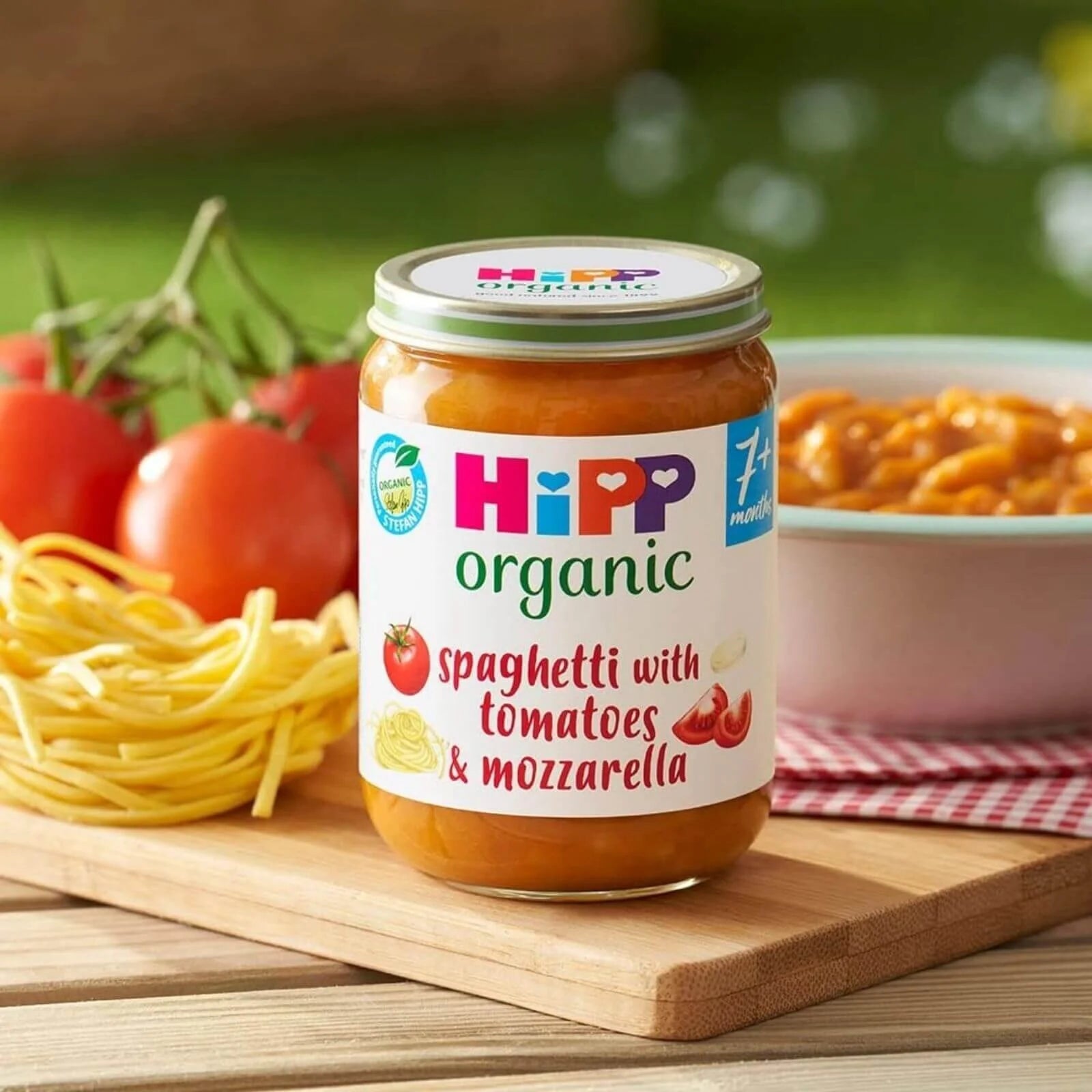 HiPP Organic Spaghetti with Tomatoes & Mozzarella Baby Food Jar 7+ months 190g - ebebek - Black Friday