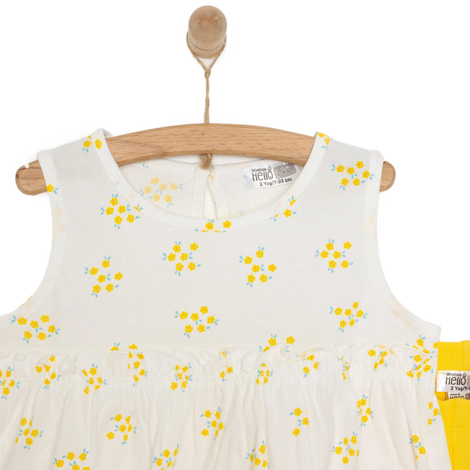 HelloBaby Daisy Girl Blouse - Tights - Ecru - ebebek - Black Friday