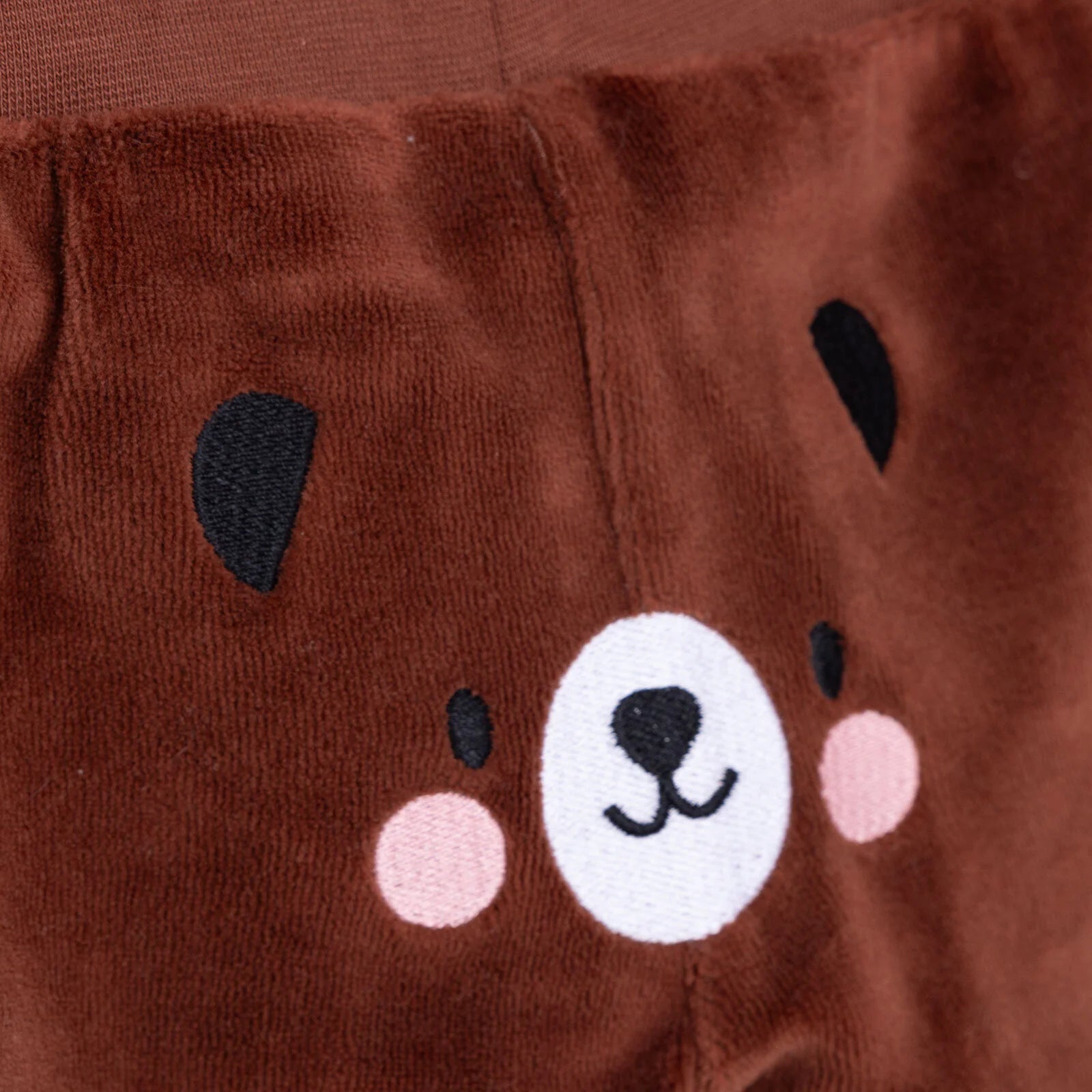 HelloBaby Unisex Velvet Footed Bottom - Brown - ebebek - Black Friday