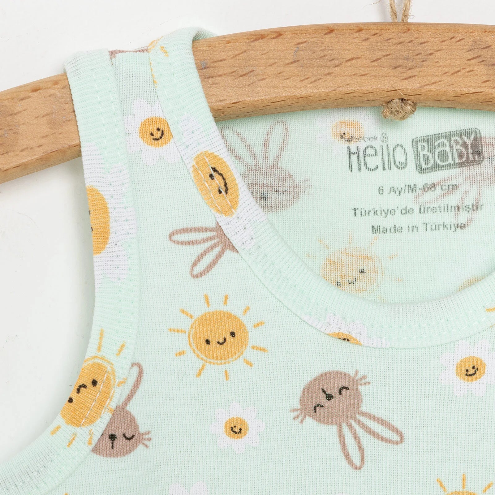 HelloBaby Baby Girl Athele Bodysuit 2 Pcs - Light Green - ebebek - Black Friday