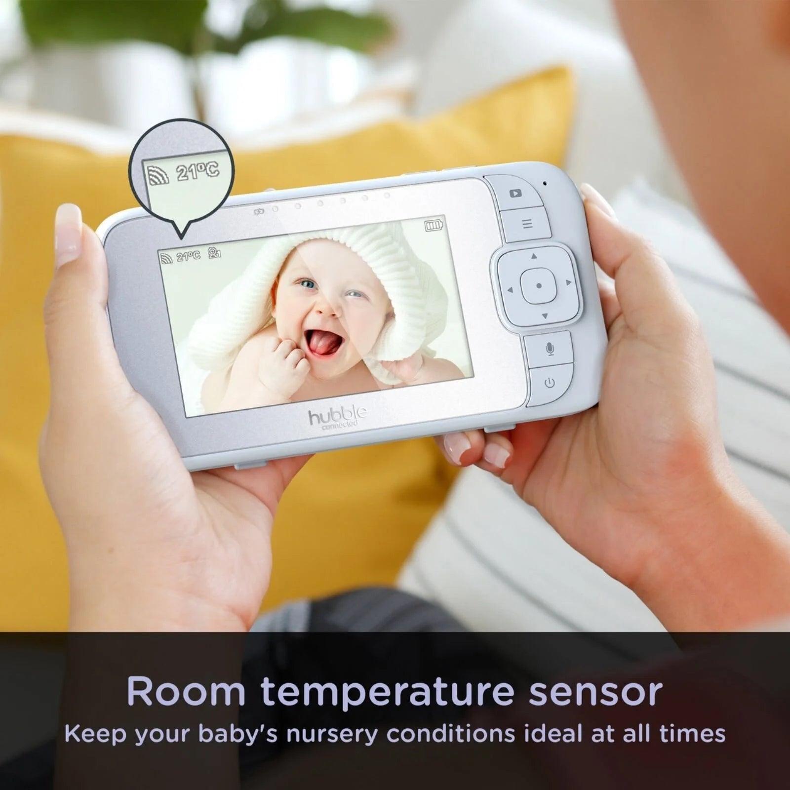 Hubble Nursery View Select - 4.3" Baby Monitor White - ebebek - Black Friday