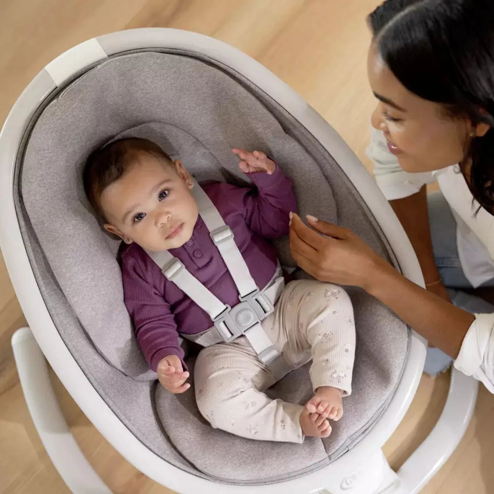 Graco Sway N Grow Bluetooth Swing - Heather - ebebek - Black Friday