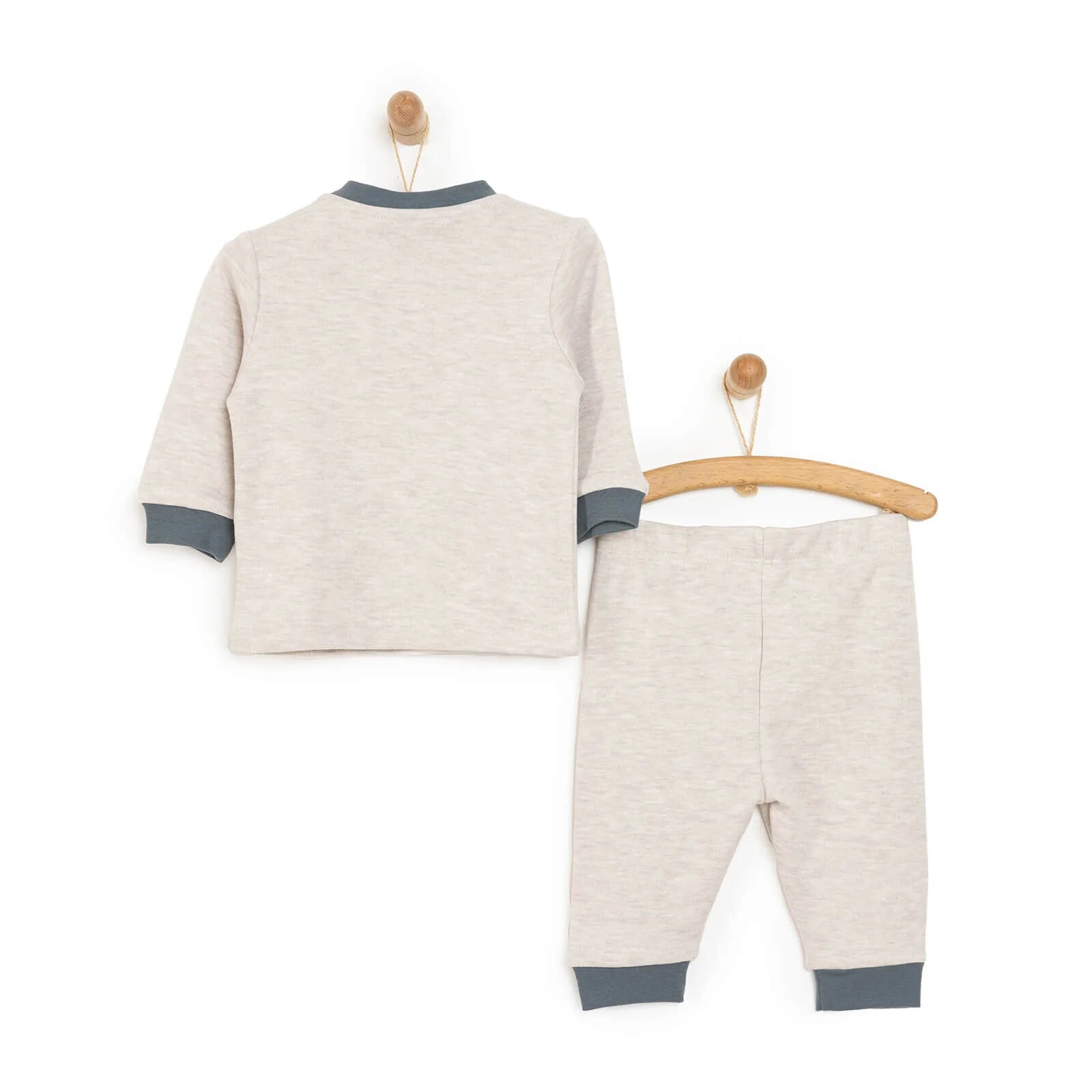 HelloBaby Baby Boy Pyjamas Set - Beige - ebebek - Black Friday