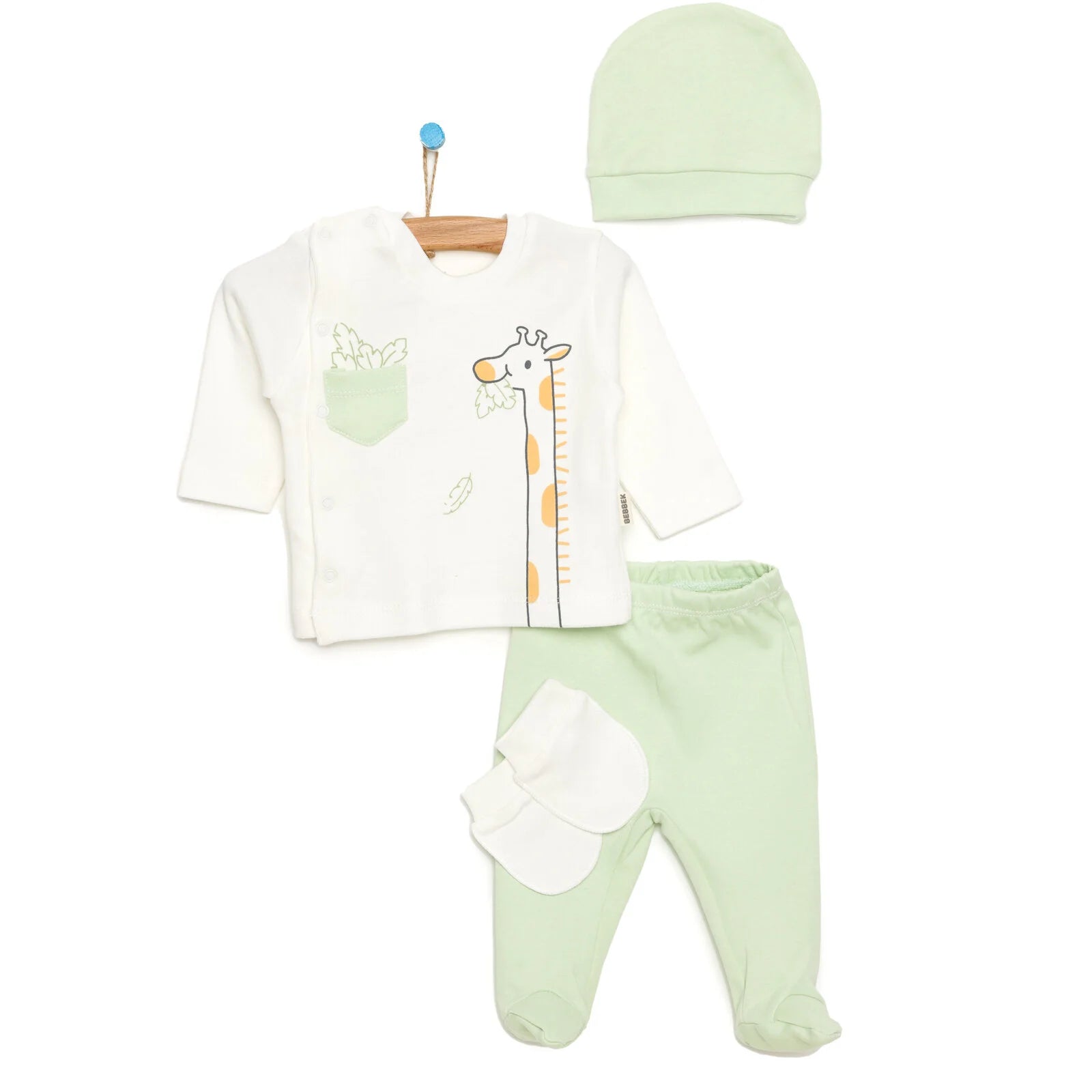 Bebbek Baby Boy 5 Pcs Newborn Starter Set - Green - ebebek - Black Friday
