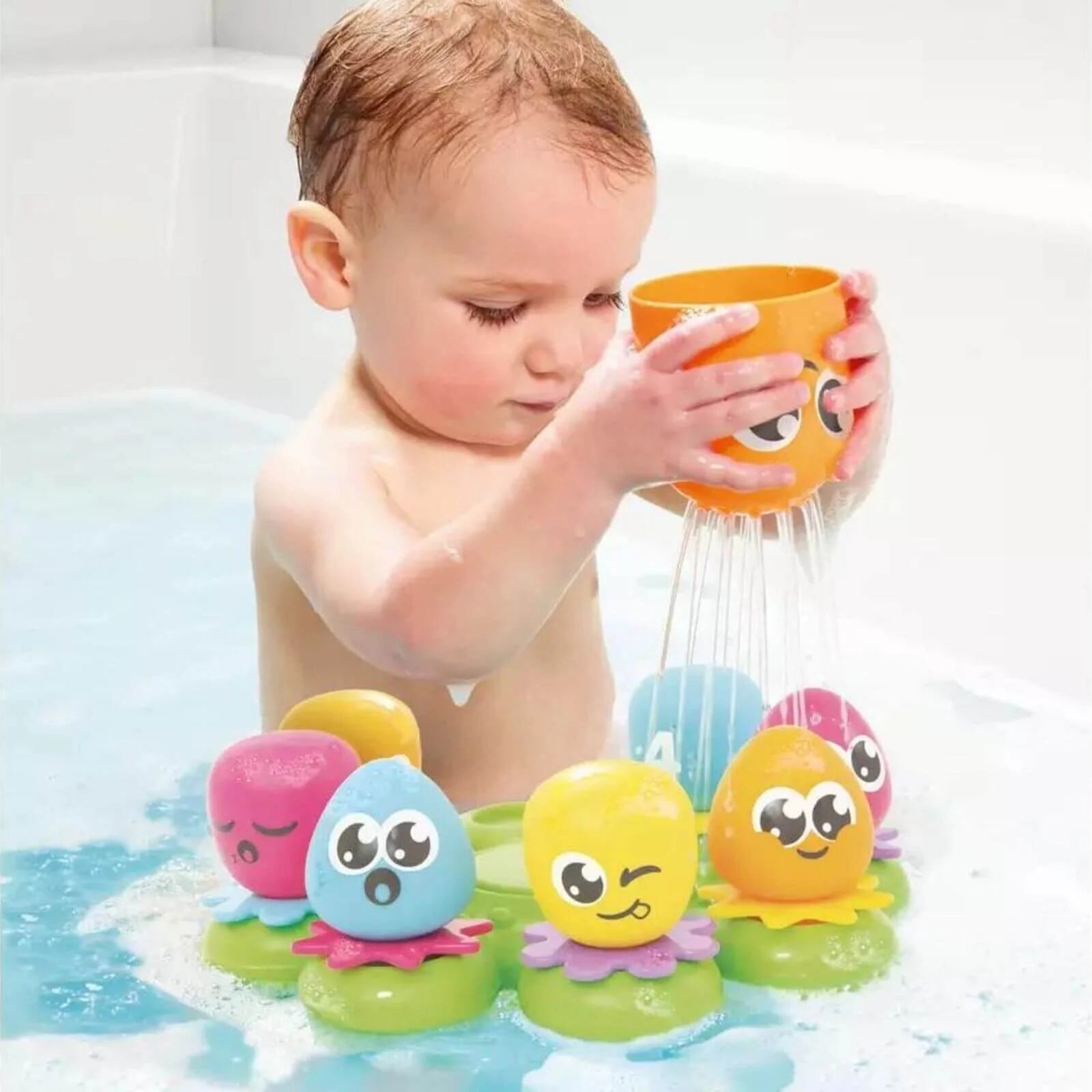 TOMY Toomies Octopals Number Sorting Baby Bath Toy - ebebek - Black Friday