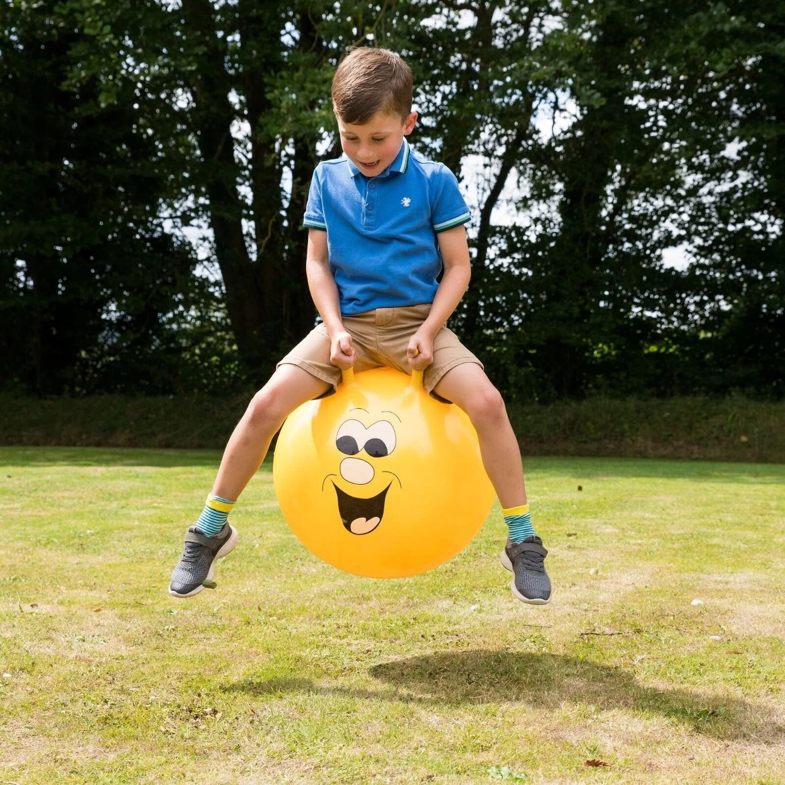 Jump 'N' Bounce Smiley Hopper 50cm - Yellow - Jump n Bounce - ebebek