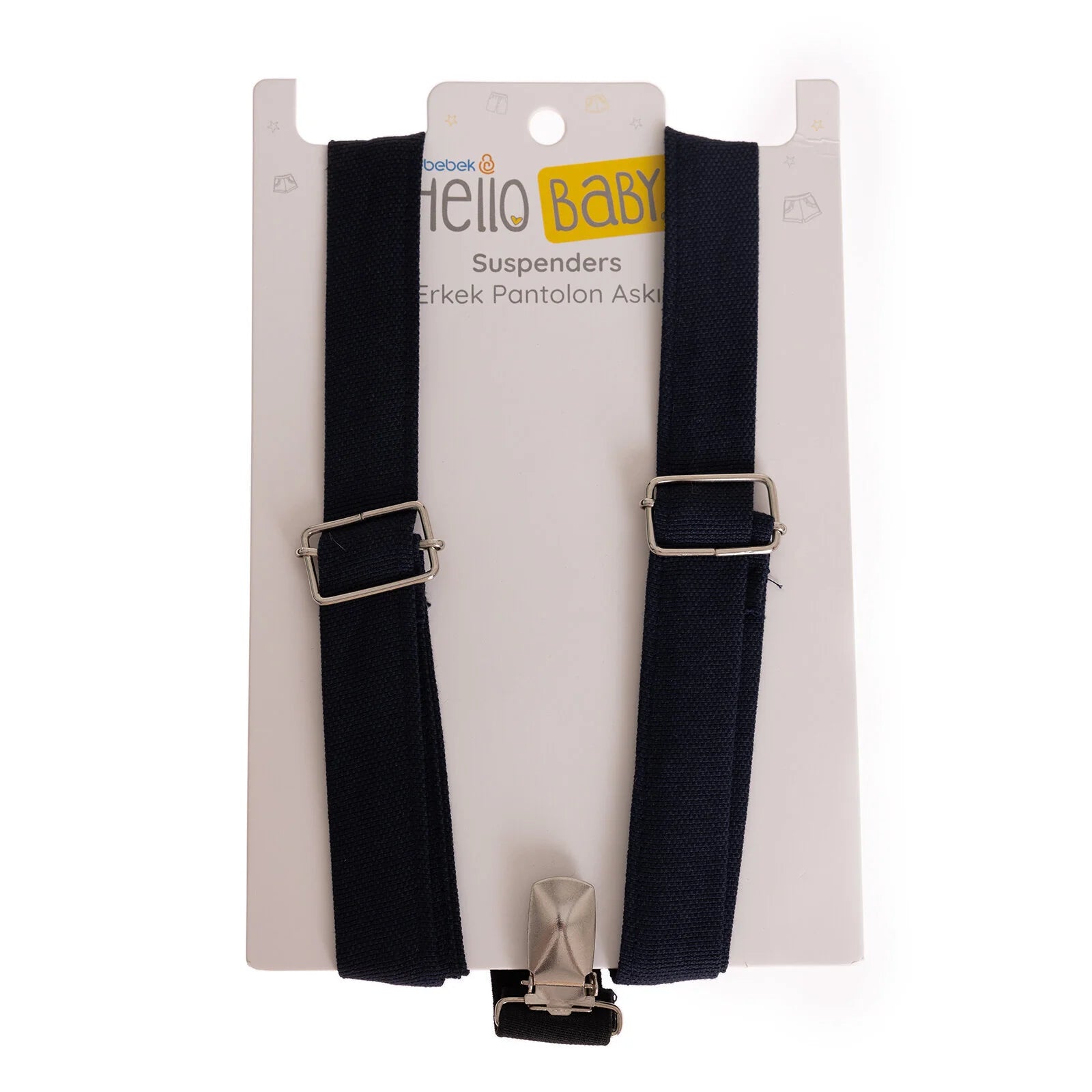 HelloBaby Baby Boy Suspenders - Navy Blue - ebebek - Black Friday
