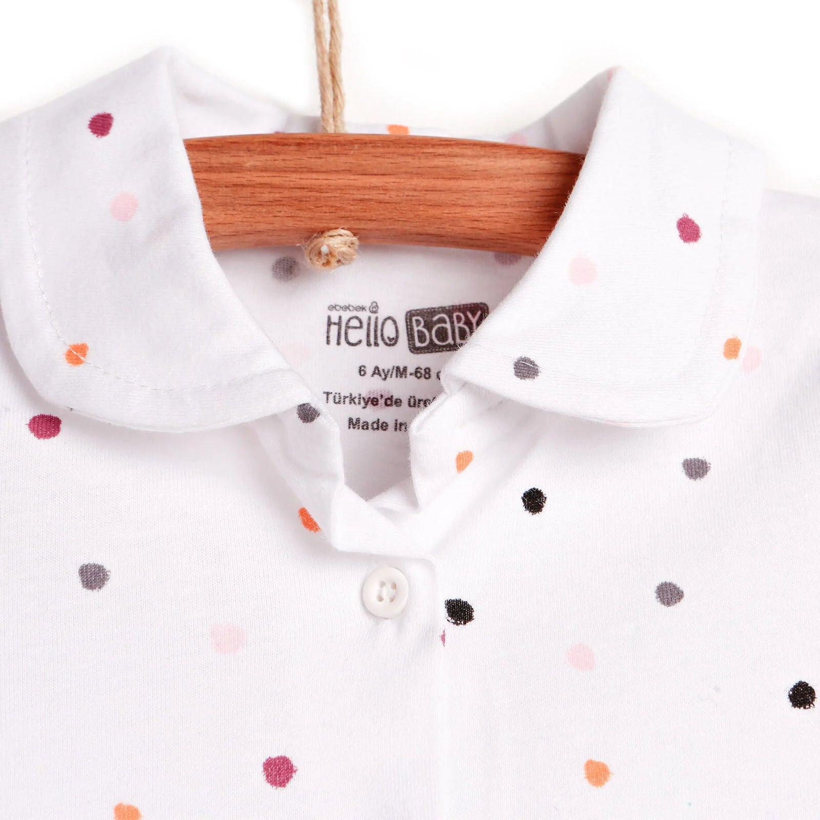 HelloBaby Basic Baby Girl Pyjamas Set - White - ebebek - Black Friday