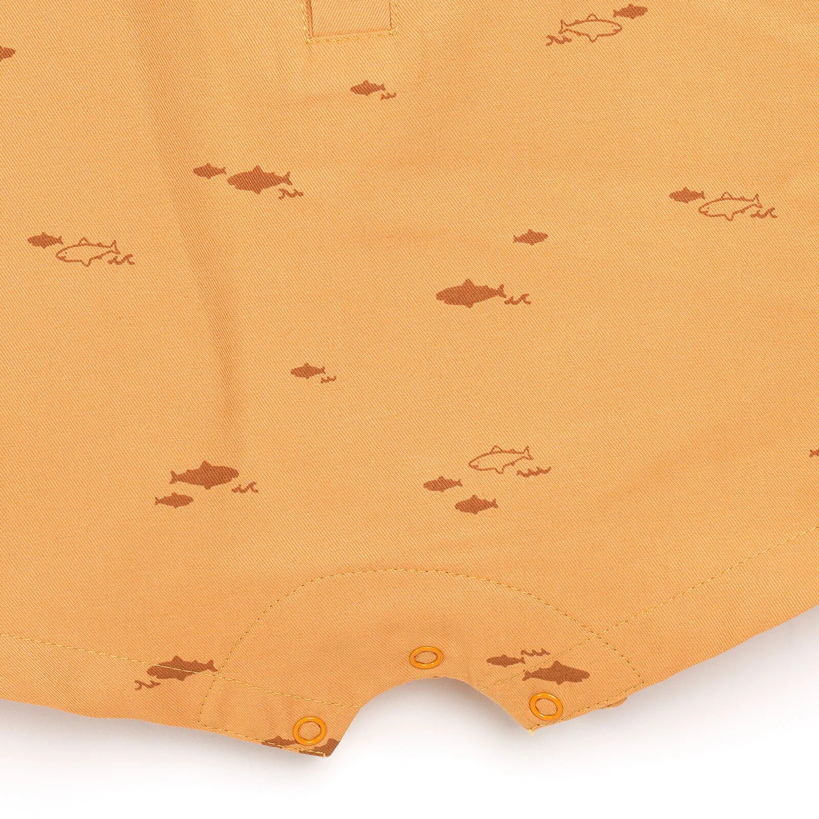 Bebbek Baby Shark Short Sleeve Jumpsuit - Orange - ebebek - Black Friday