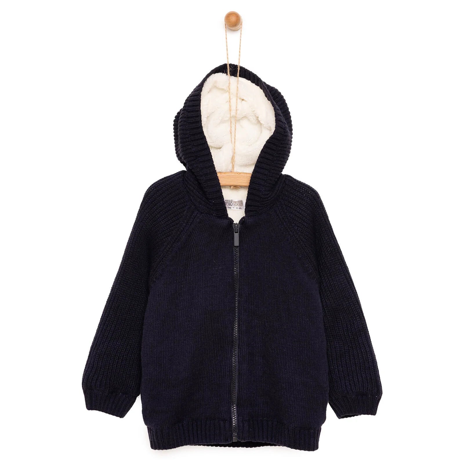 HelloBaby Basic Unisex Cardigan - Navy Blue - ebebek - Black Friday