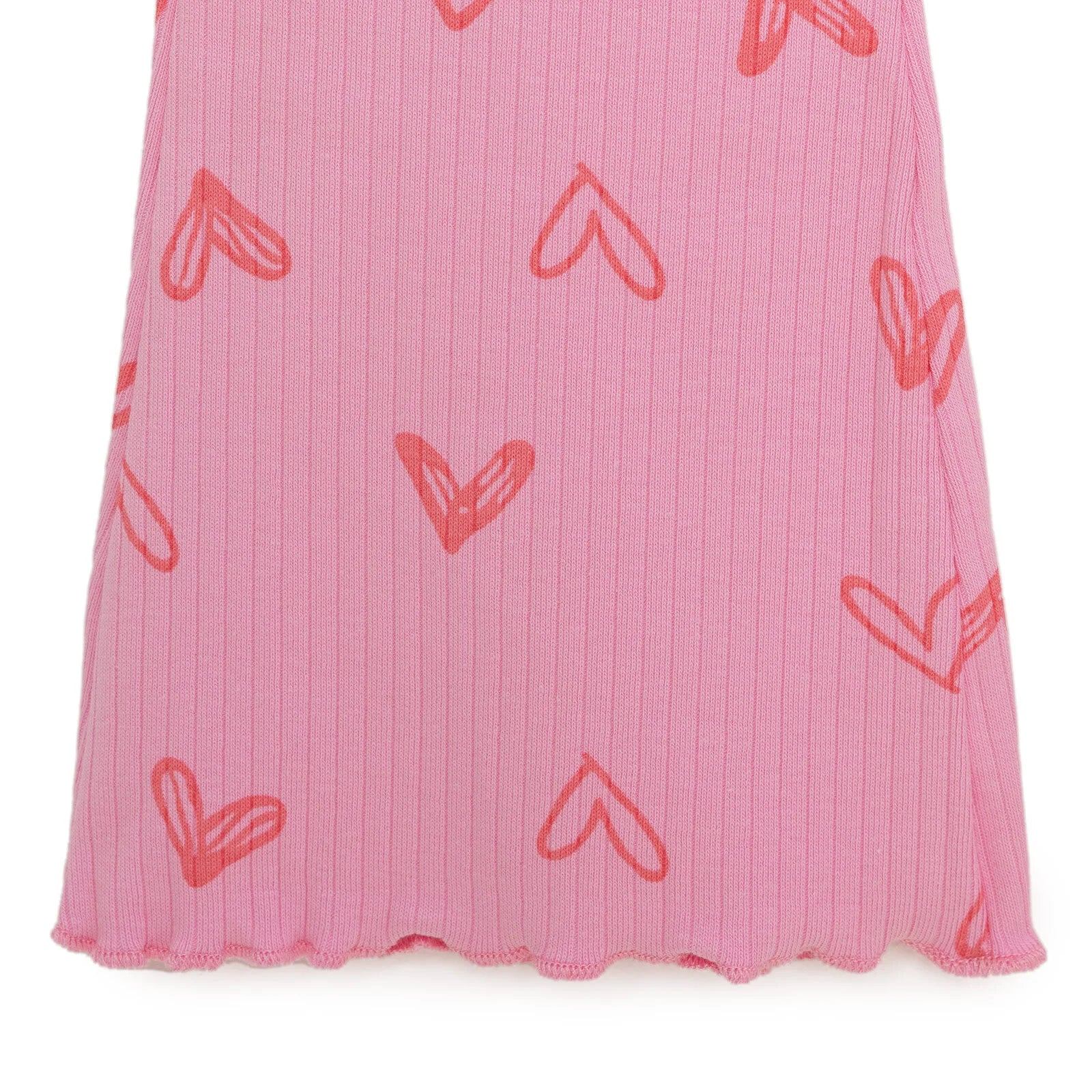 HelloBaby Girl Heart Patterned Flare Leggings - Pink - ebebek - Black Friday